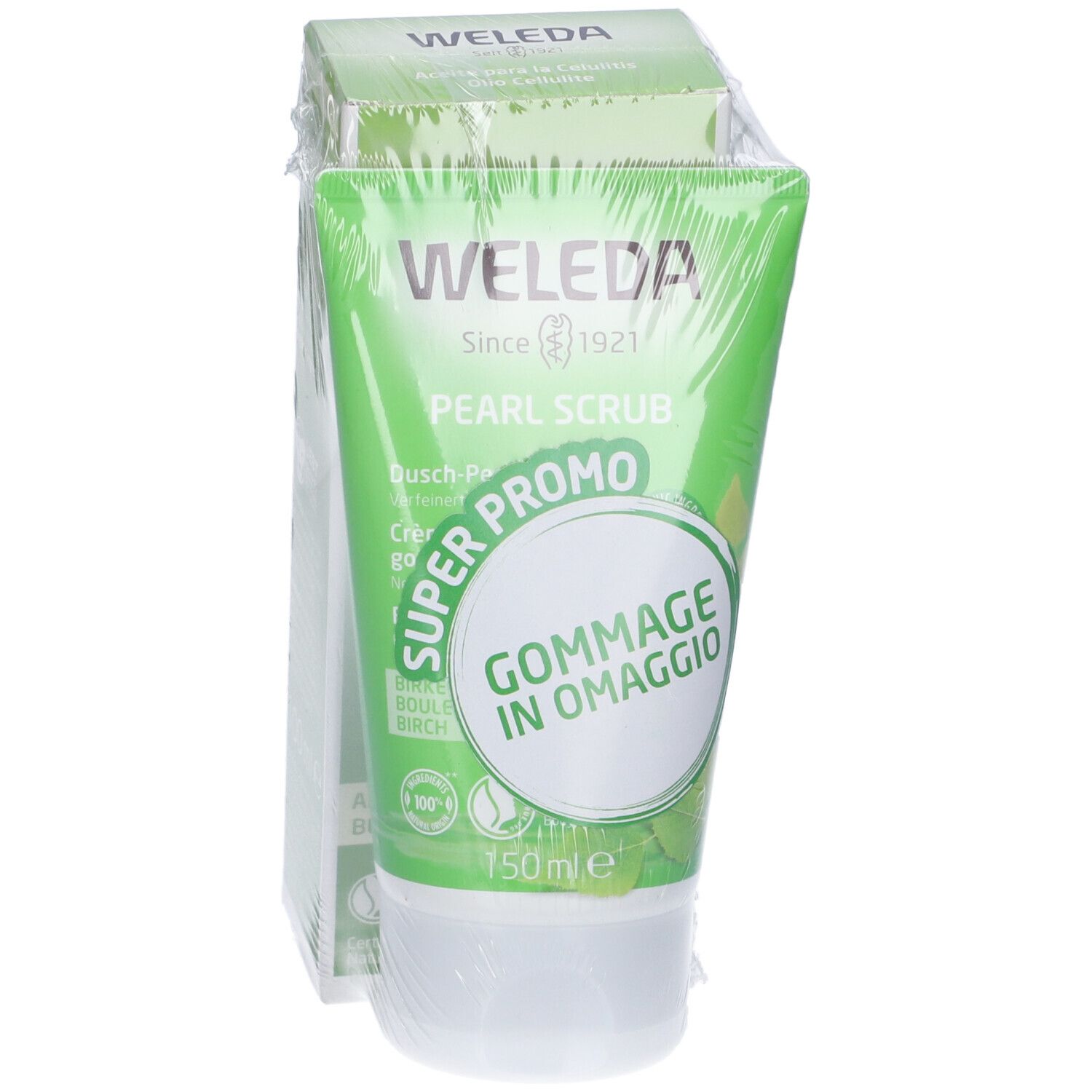 Weleda Olio Cellulite Betulla + Gommage Betulla in Omaggio - risparmia il 10% con il codice: 10WELEDA