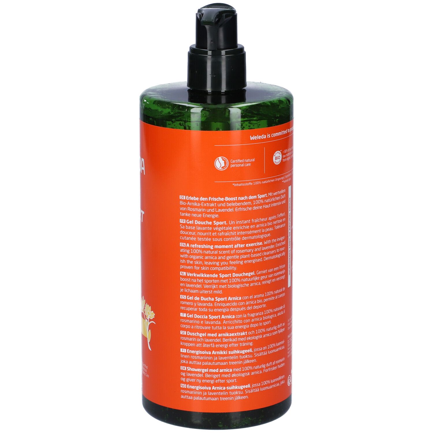 Weleda Gel Doccia Sport Arnica - risparmia il 10% con il codice: 10WELEDA