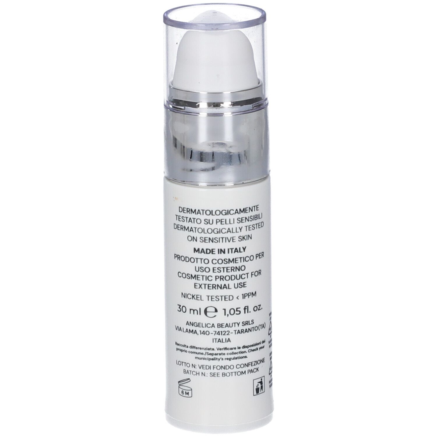 Prodotto cosmetico per uso esterno, 30 ml.