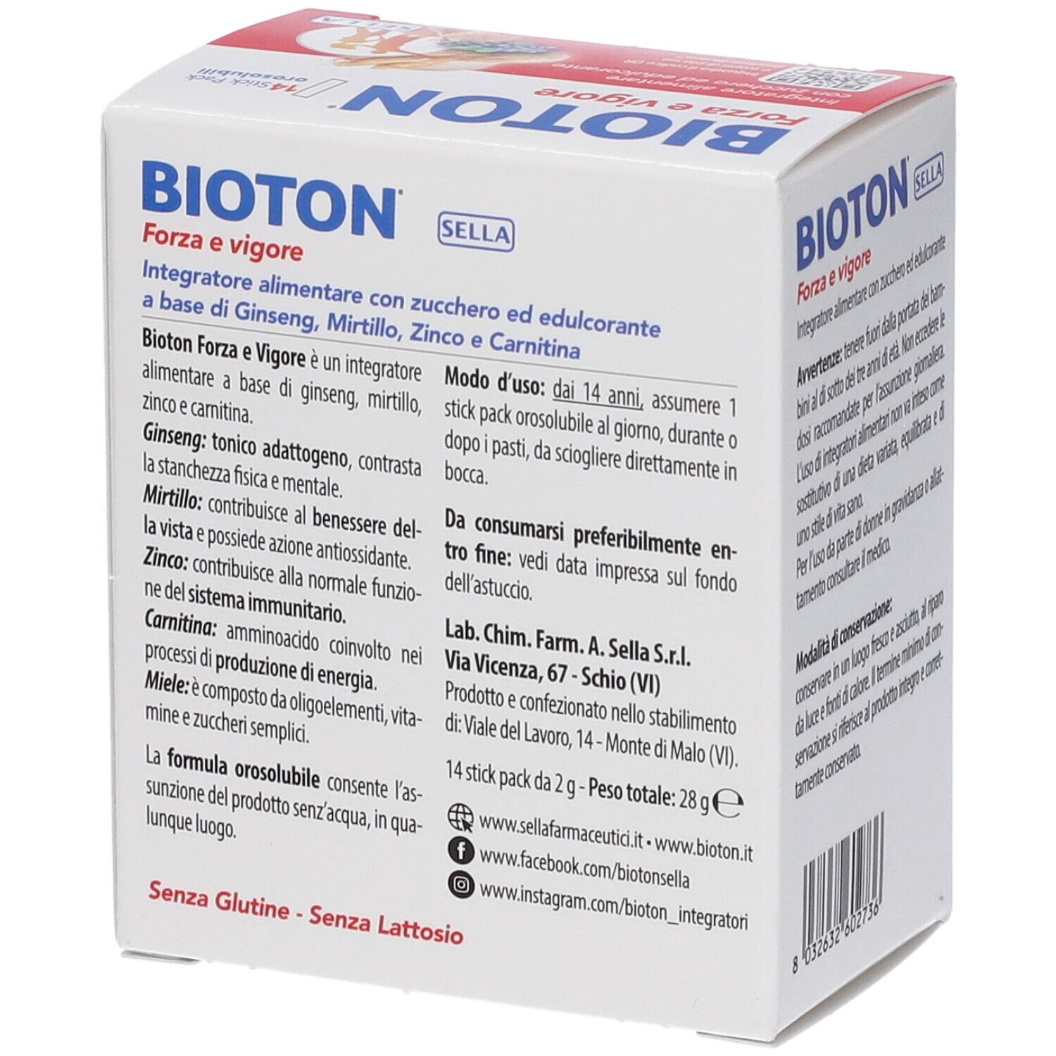 Bioton Forza e Vigore Stick Orosolubili