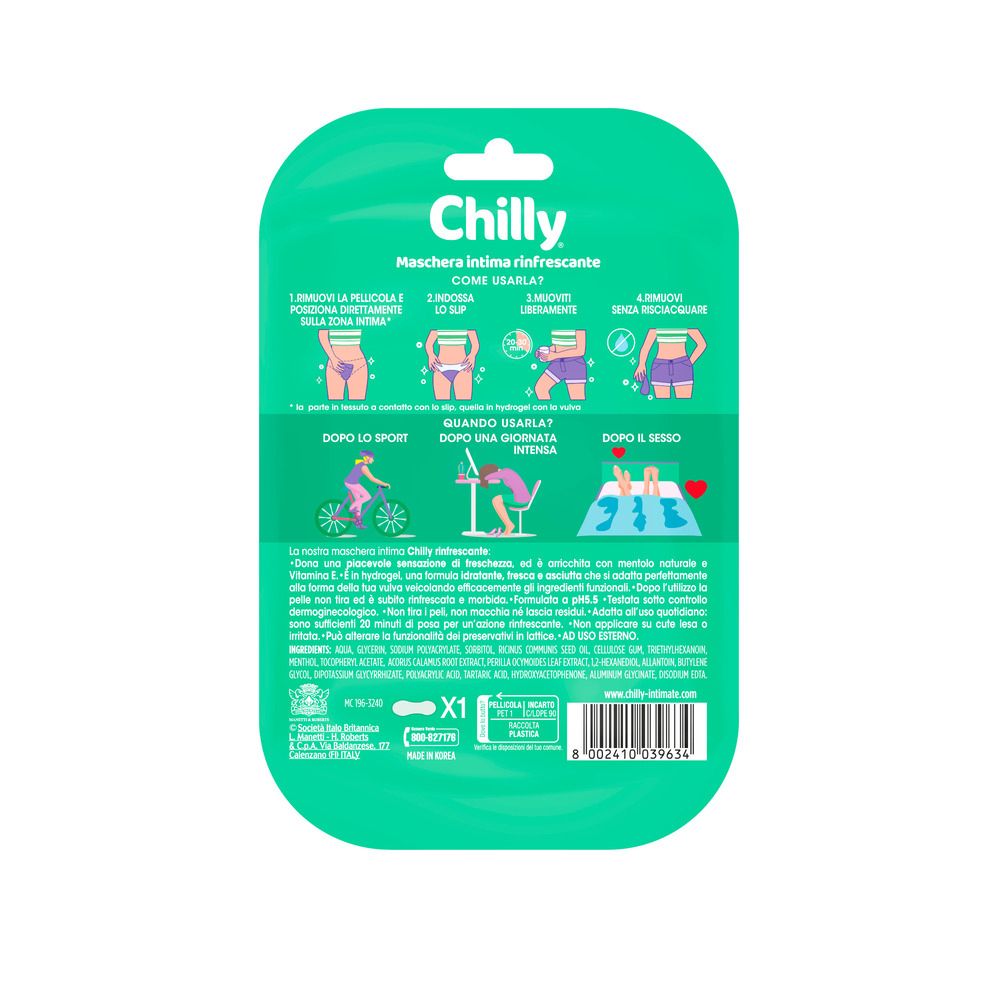 Chilly Maschera Intima Rinfrescante