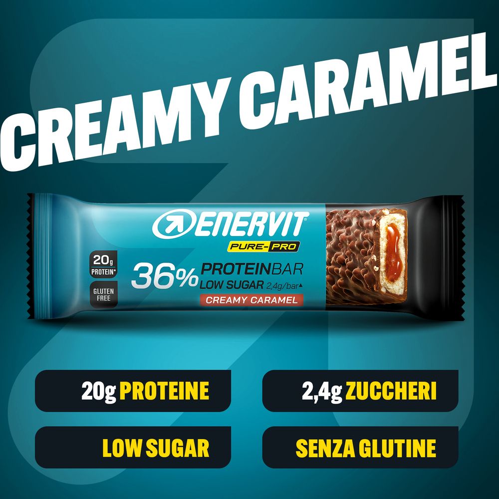 ENERVIT Pure-Pro 36% Protein Bar Creamy Caramel