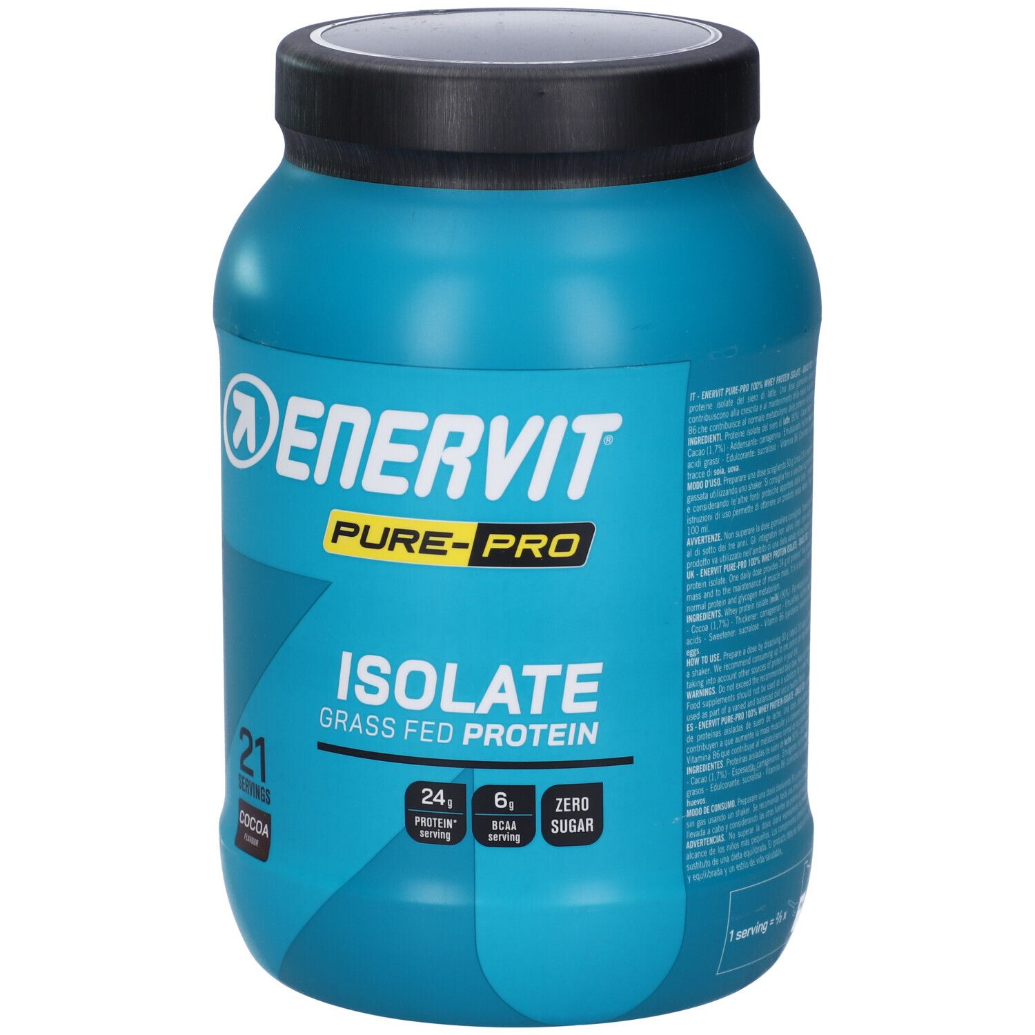 ENERVIT Pure-Pro Whey Protein Isolate Grass Fed Gusto Cacao