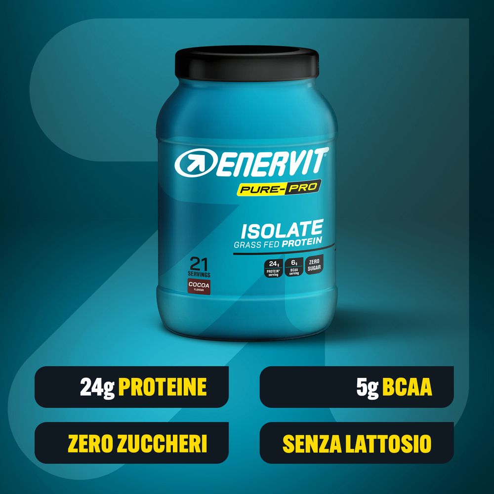ENERVIT Pure-Pro Whey Protein Isolate Grass Fed Gusto Cacao