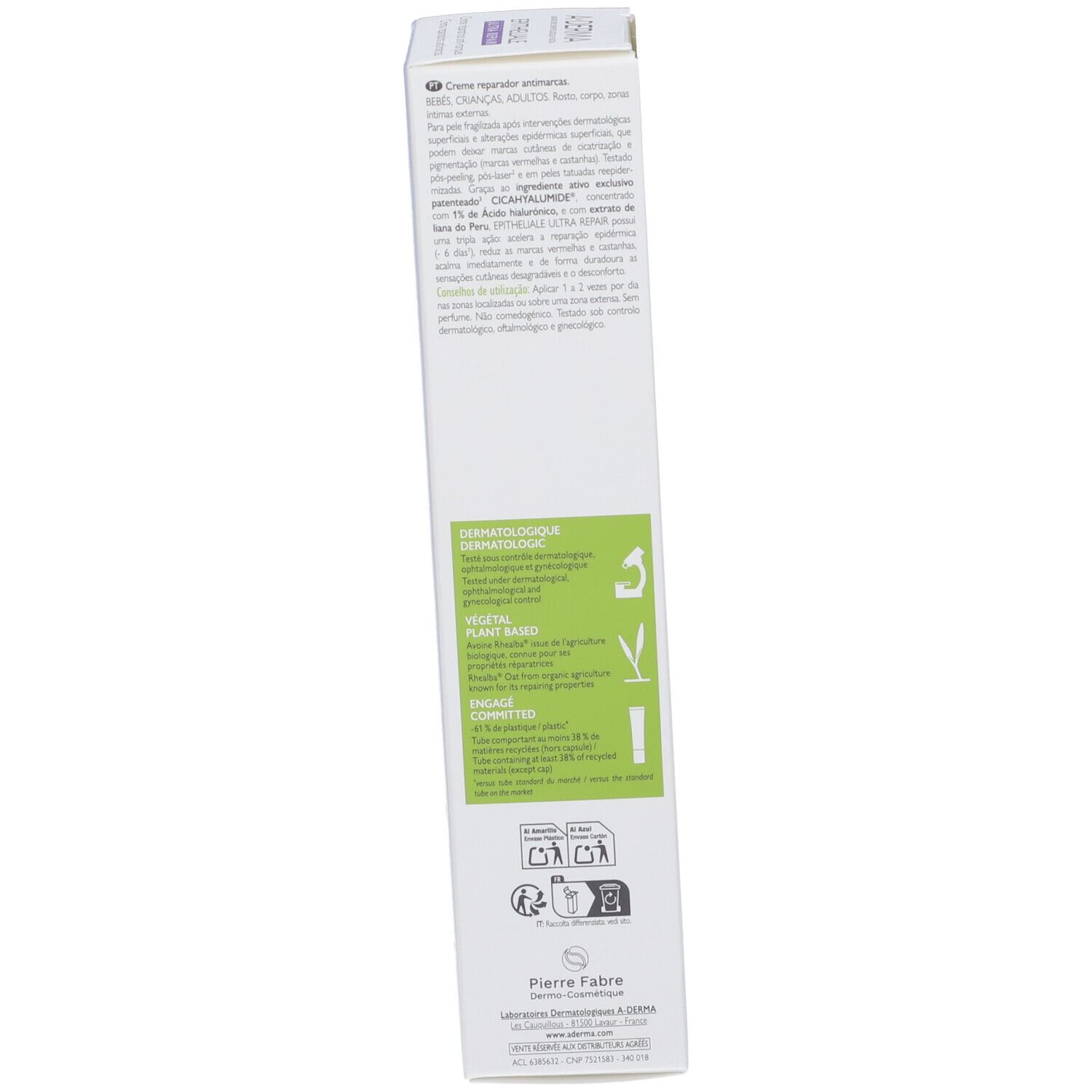 A-Derma Epitheliale Ultra Repair HA+ Crema Ristrutturante