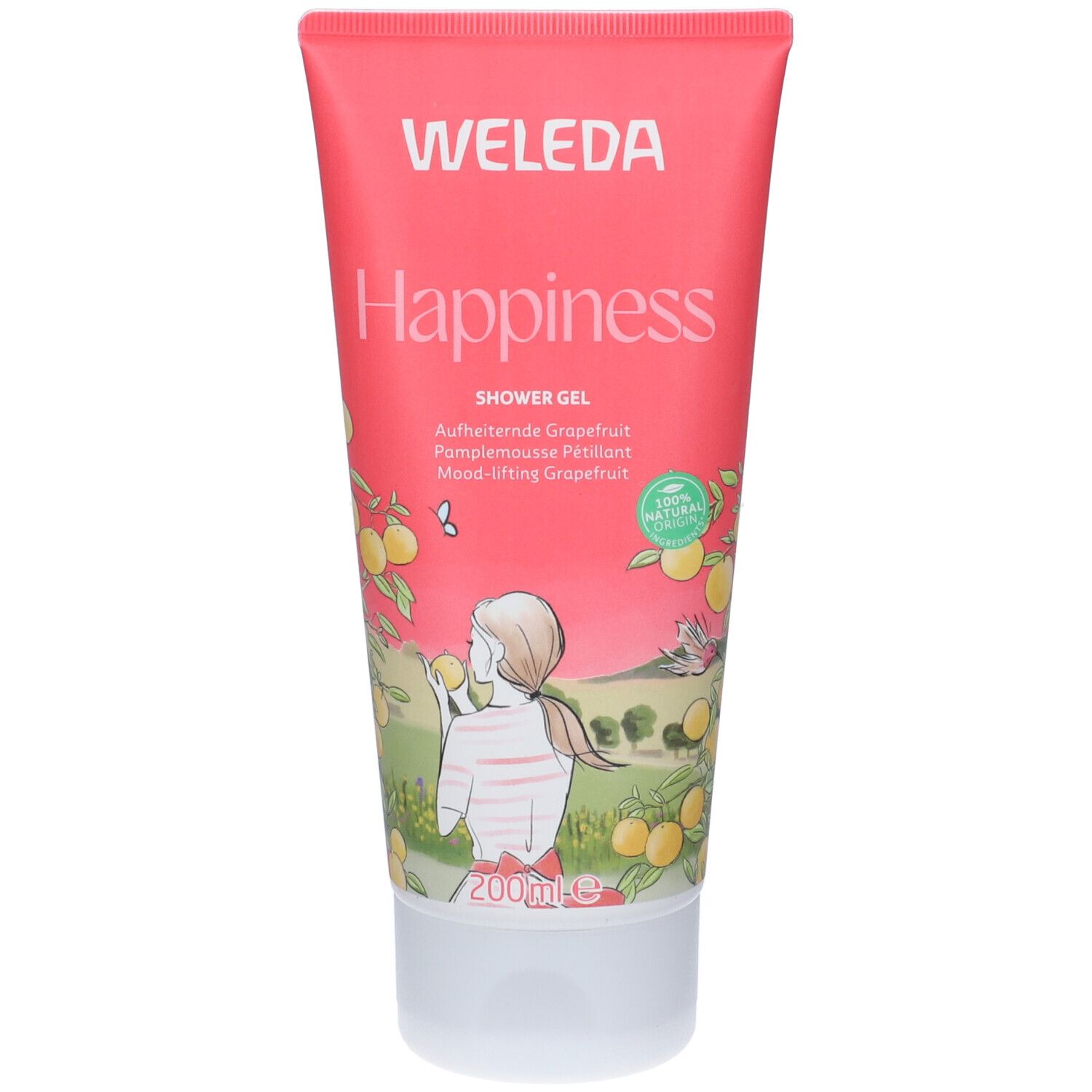 Happiness Shower Gel Pompelmo - risparmia il 10% con il codice: 10WELEDA
