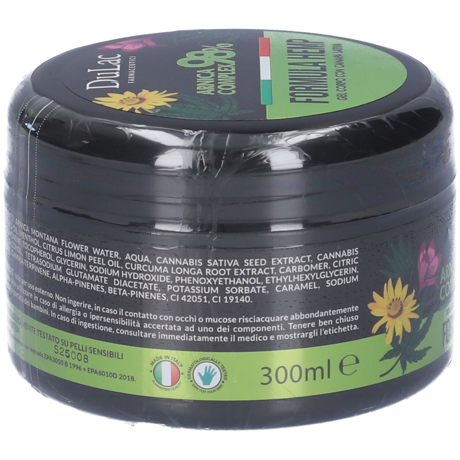 Dulac Arnica Complex 98% Formula Hemp Gel Corpo