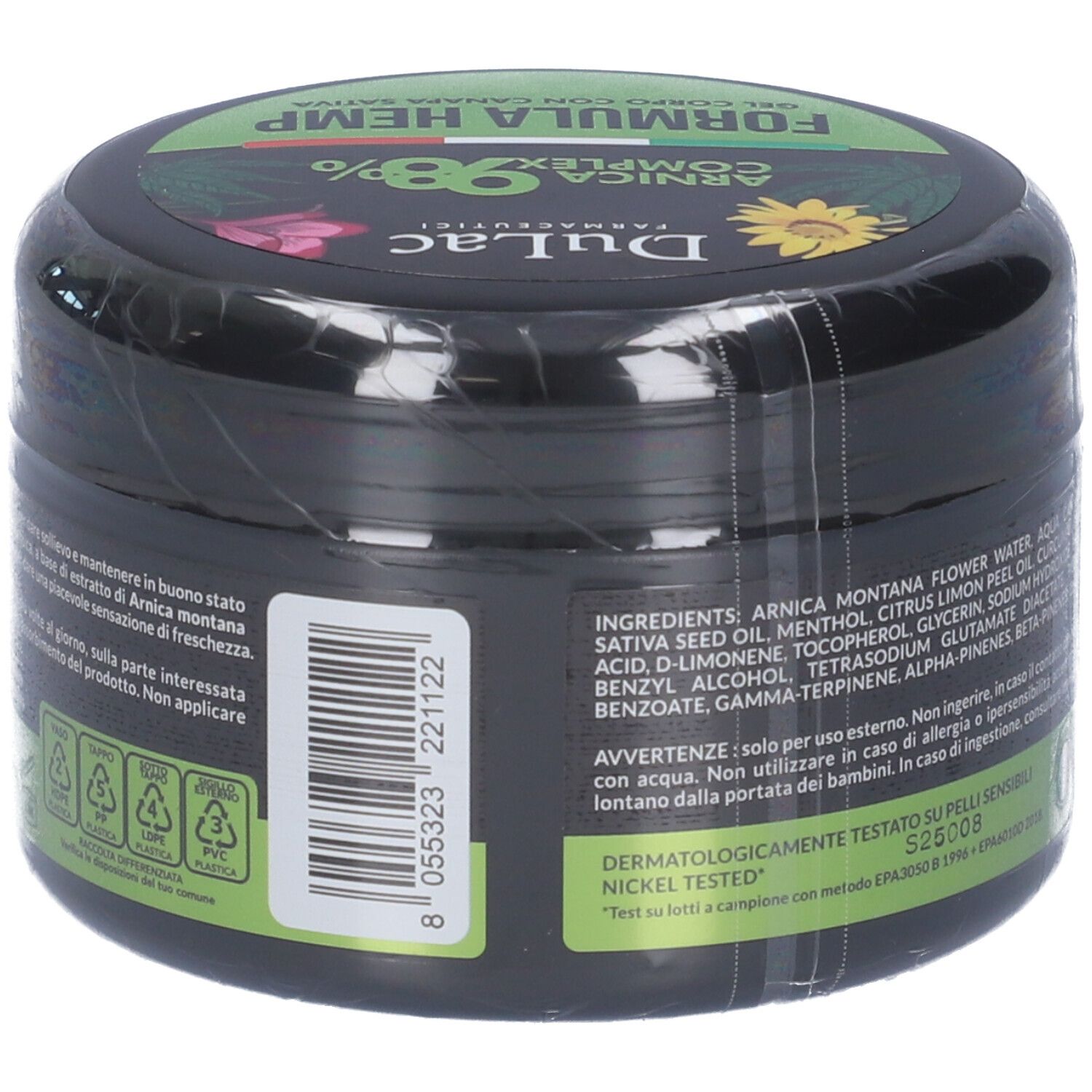 Dulac Arnica Complex 98% Formula Hemp Gel Corpo
