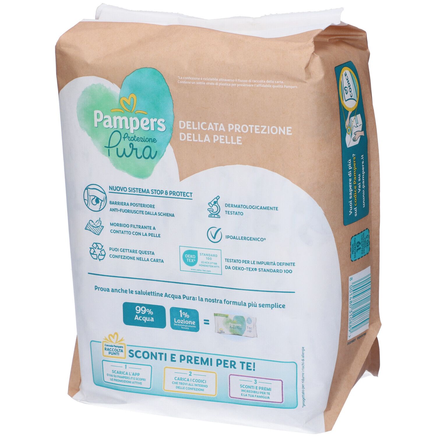 Pampers Protezione Pura Pannolini Taglia 5 / 11-25Kg