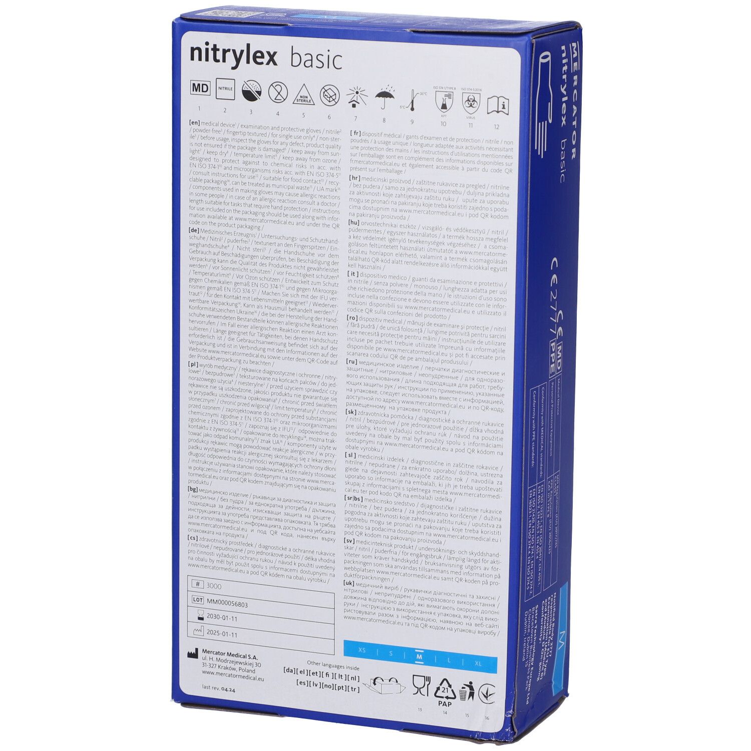Nitrylex Guanti In Nitrile Basic Misura Media