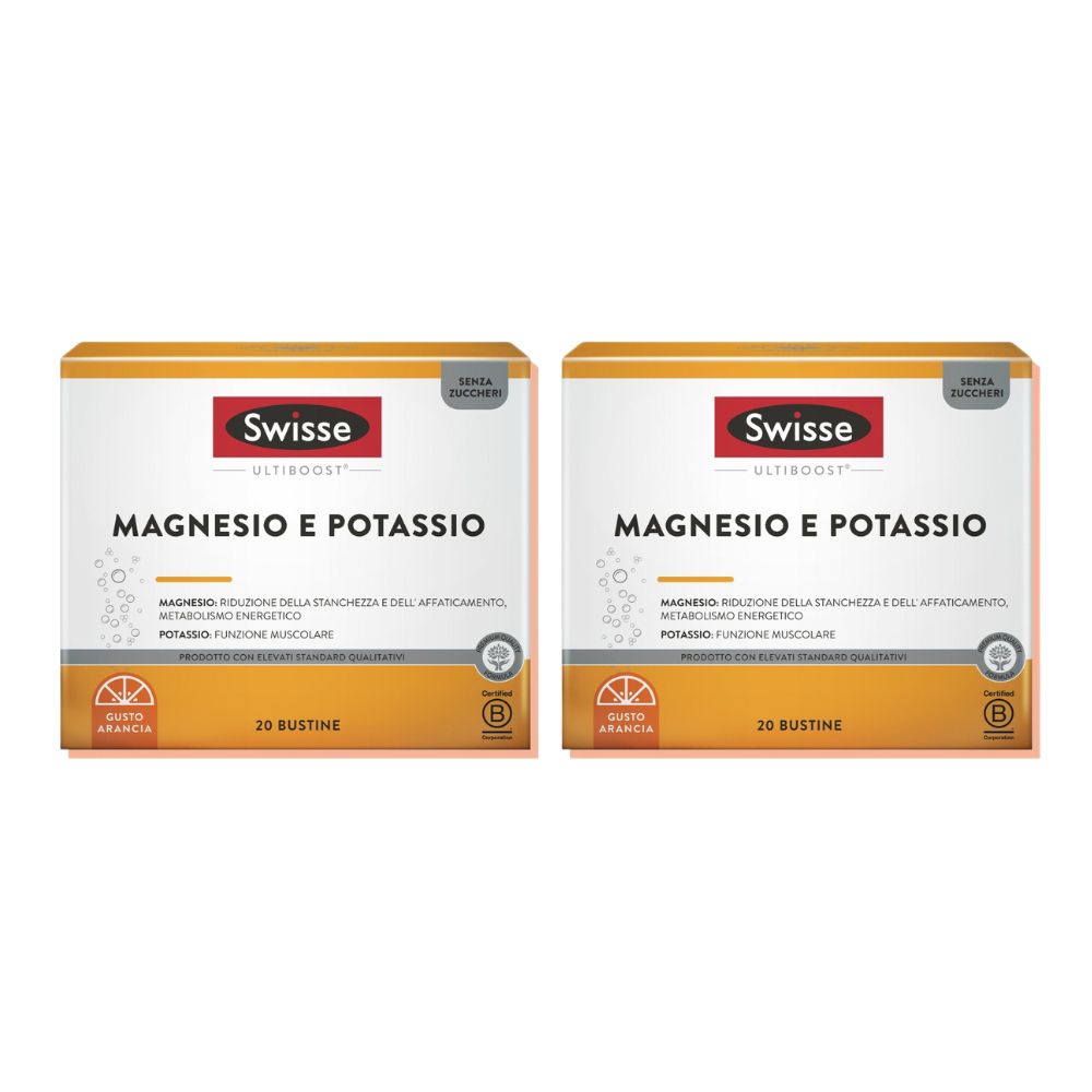 Swisse Magnesio e Potassio Integratore Sali Minerali Polvere