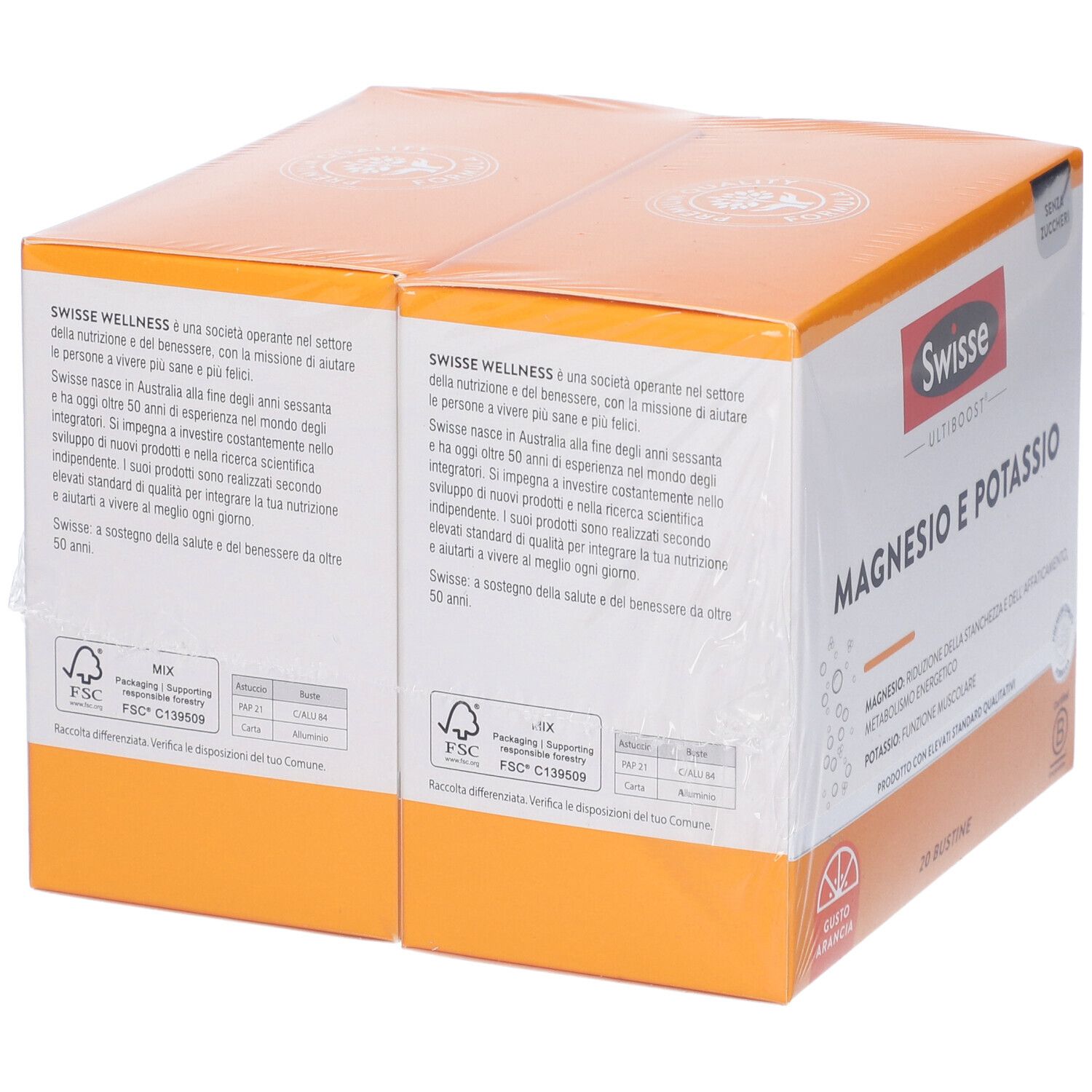 Swisse Magnesio & Potassio Bustine Bipack