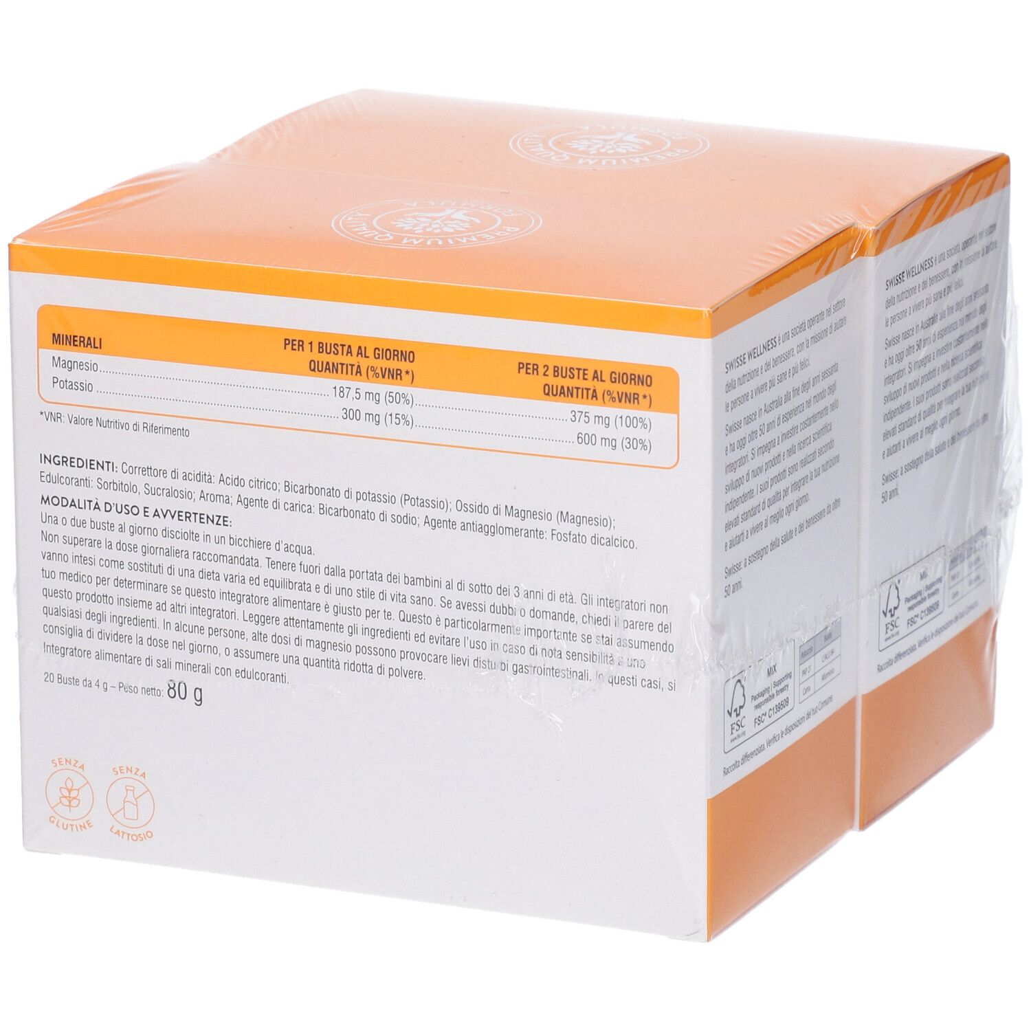 Swisse Magnesio & Potassio Bustine Bipack