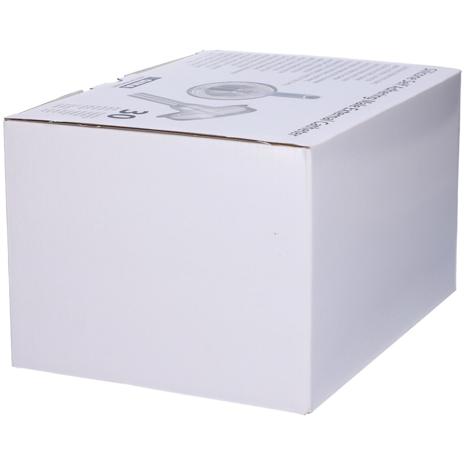 Confezione bianca con immagine del prodotto. Scritte: 31 mm, marchio CE, codice REF, numero di lotto e data di scadenza.