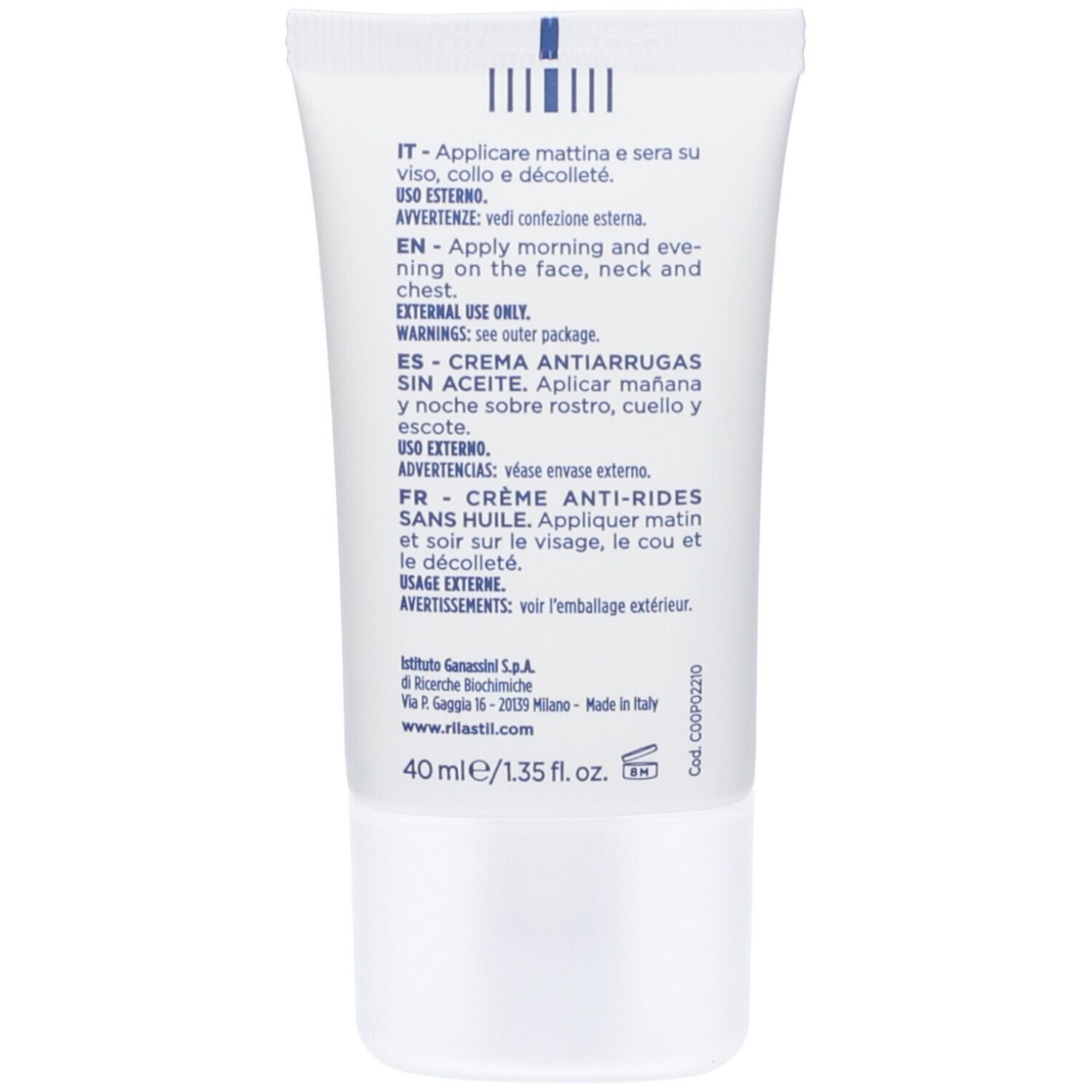 Rilastil Ageless Sc Sebum Control Crema Antirughe Oil Free