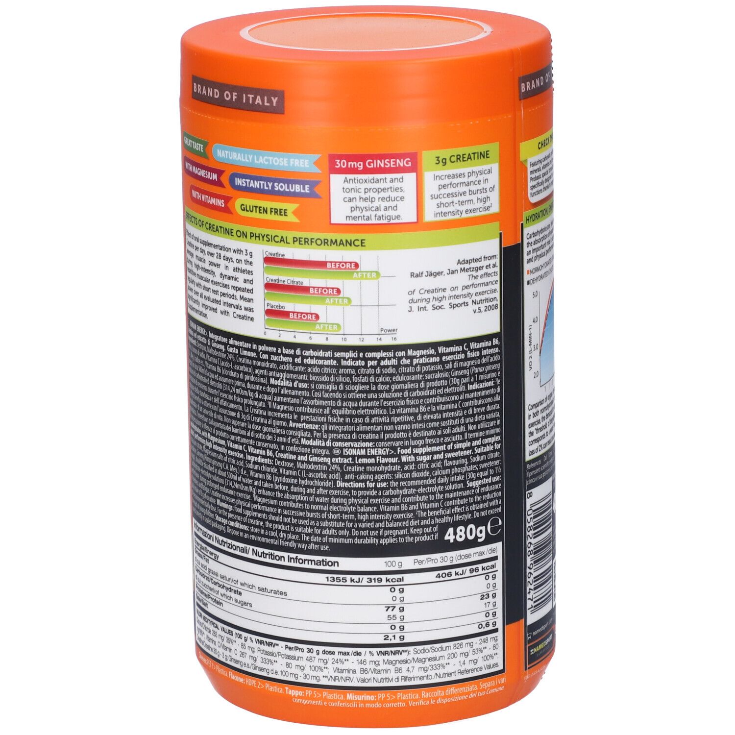 Isonam Energy Lemon Flavour