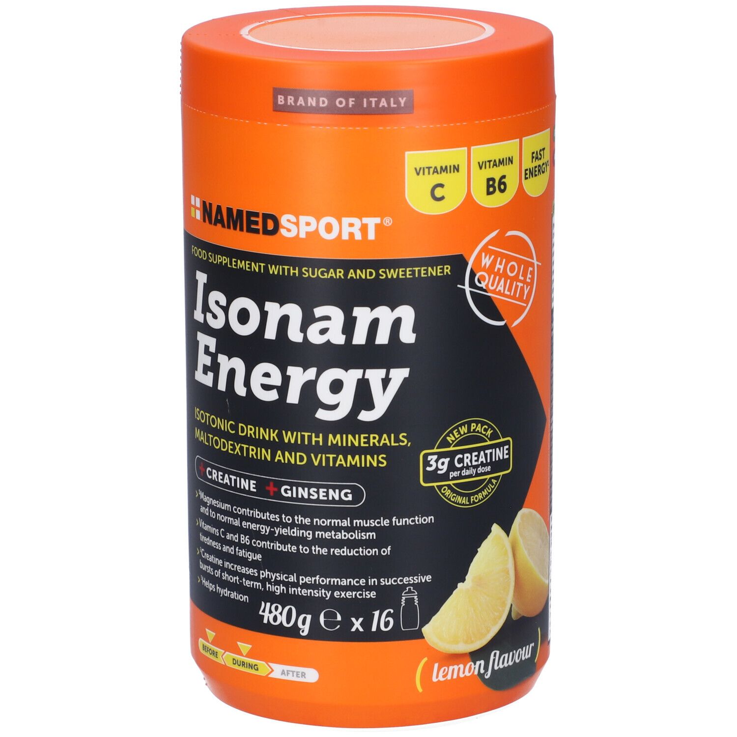 Isonam Energy Lemon Flavour