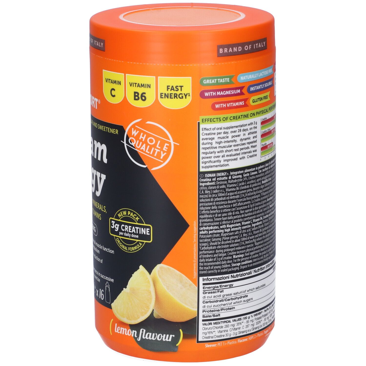 Isonam Energy Lemon Flavour