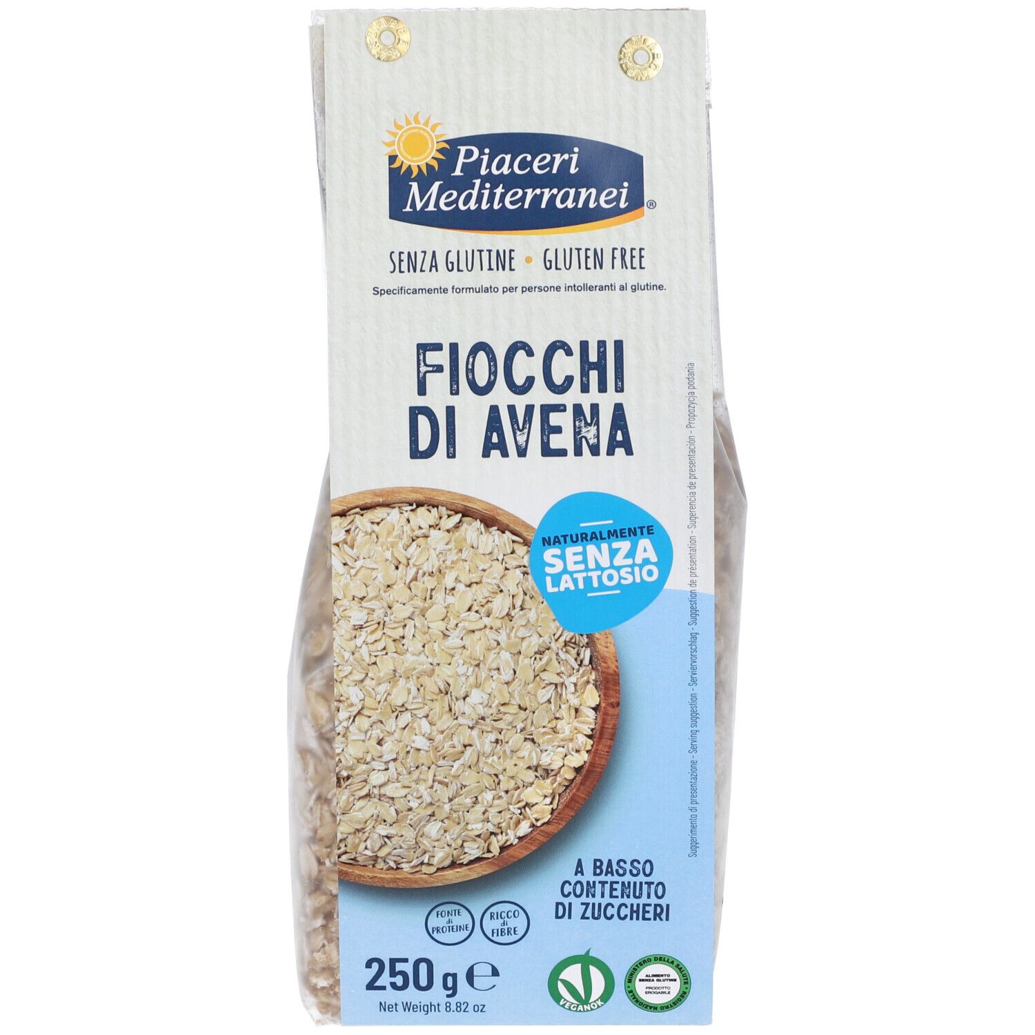 Piaceri Mediterranei Fiocchi di Avena Senza Glutine