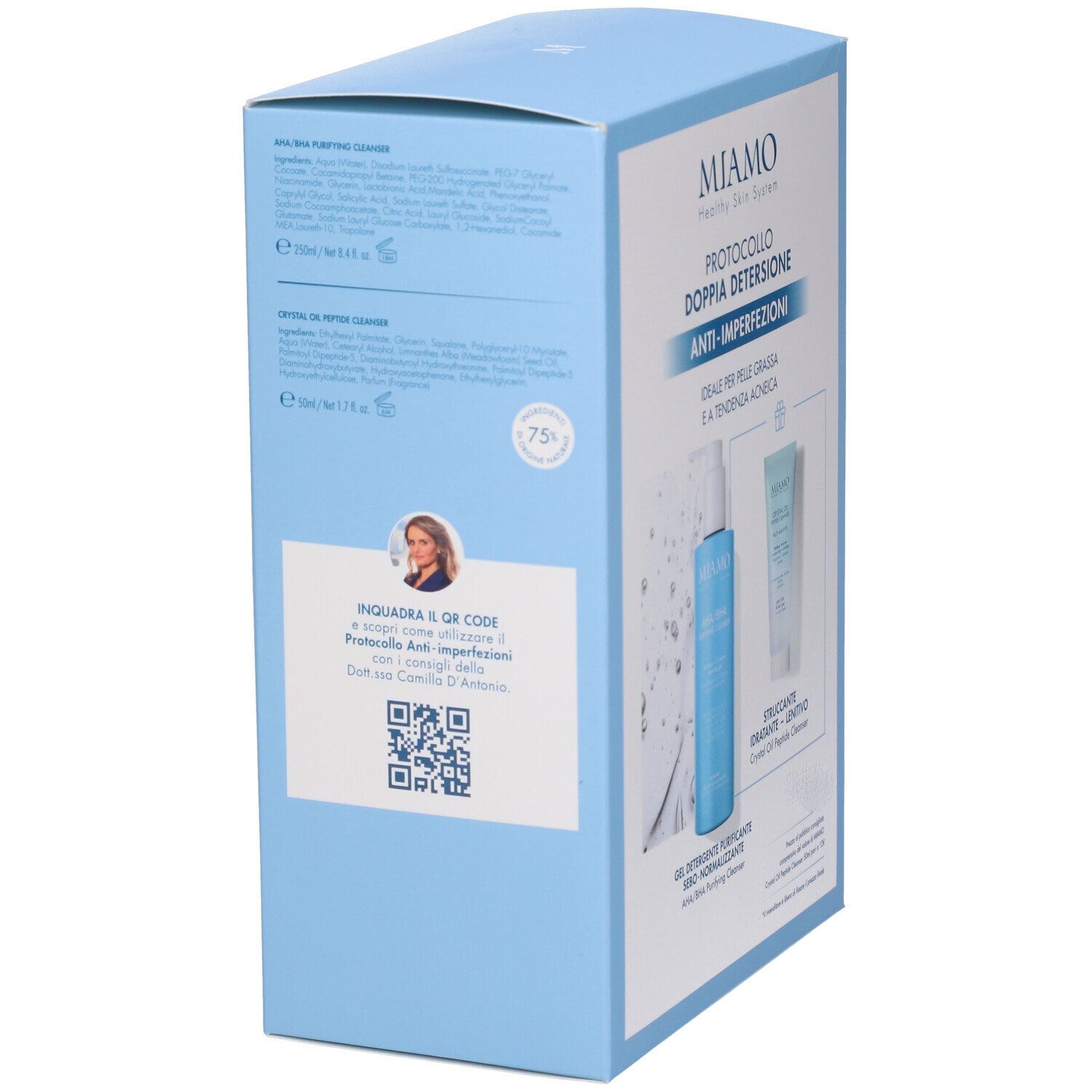 Miamo Doppia Detersione Anti-Imperfezioni Protocollo