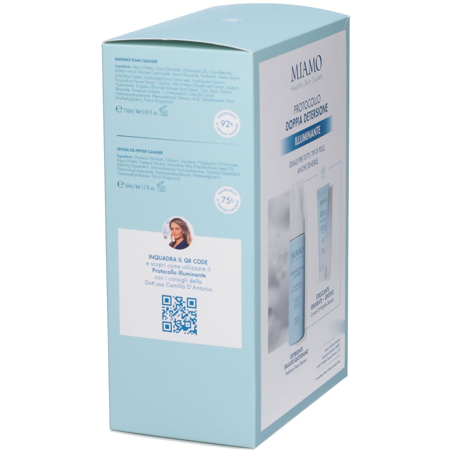 Miamo Doppia Detersione Illuminante Protocollo