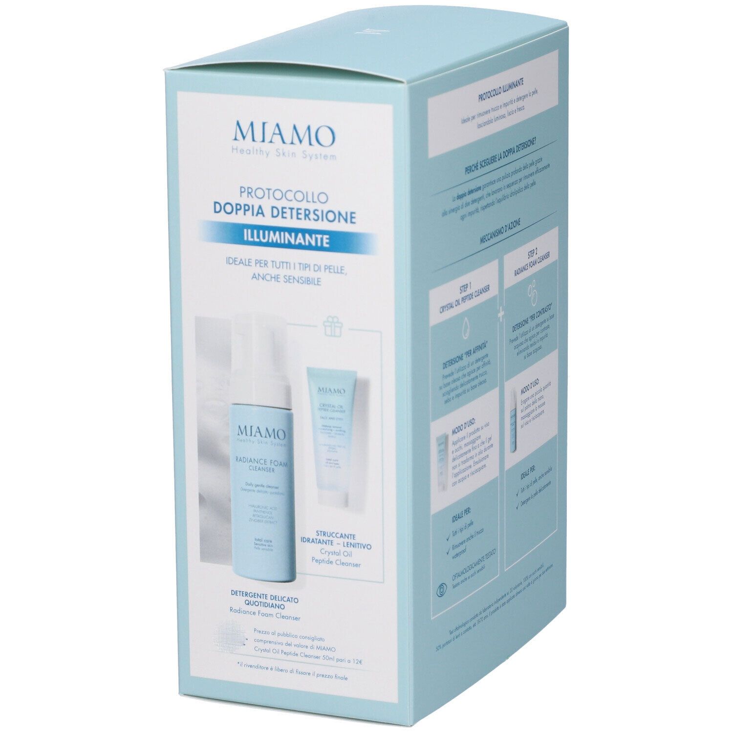 Miamo Doppia Detersione Illuminante Protocollo