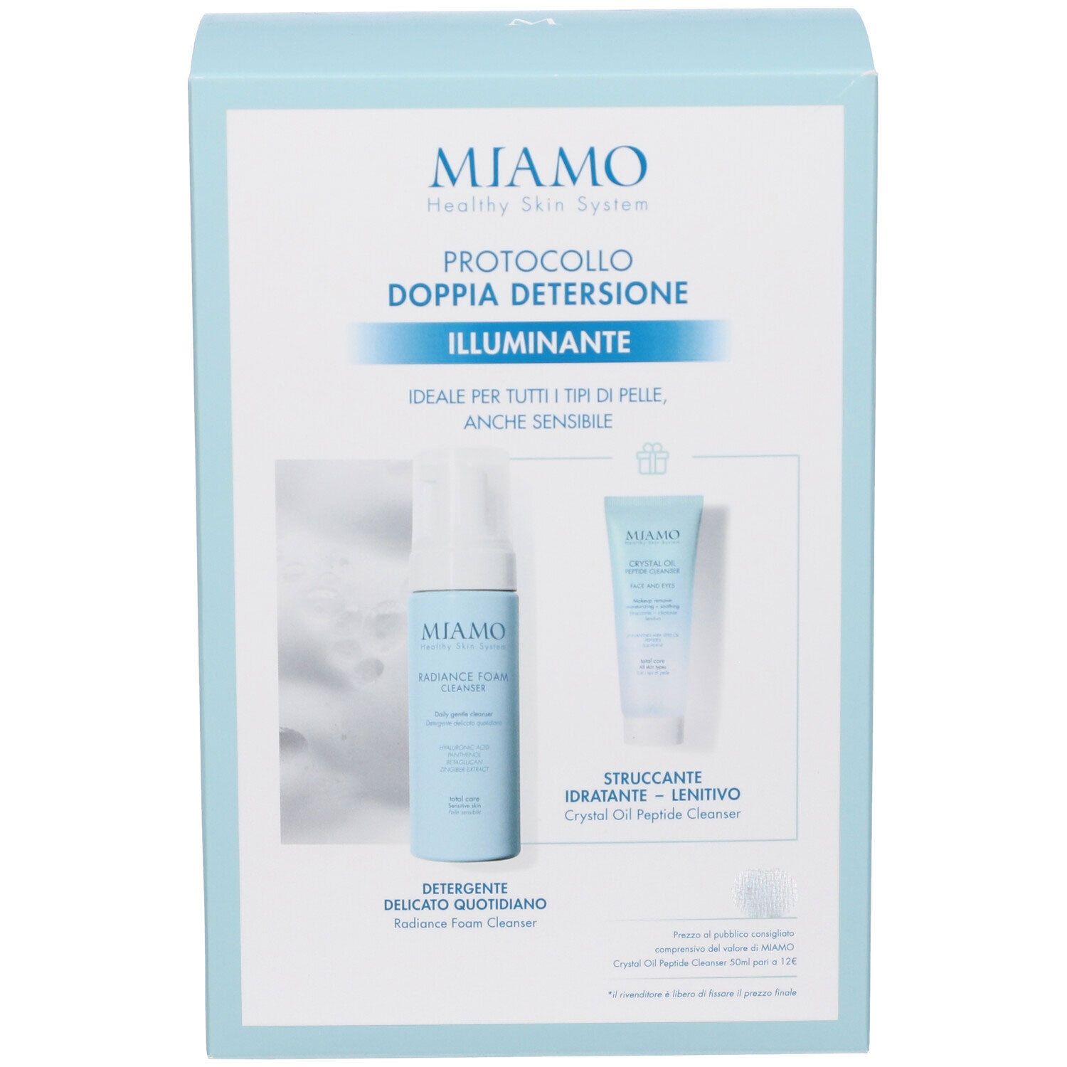 Miamo Doppia Detersione Illuminante Protocollo