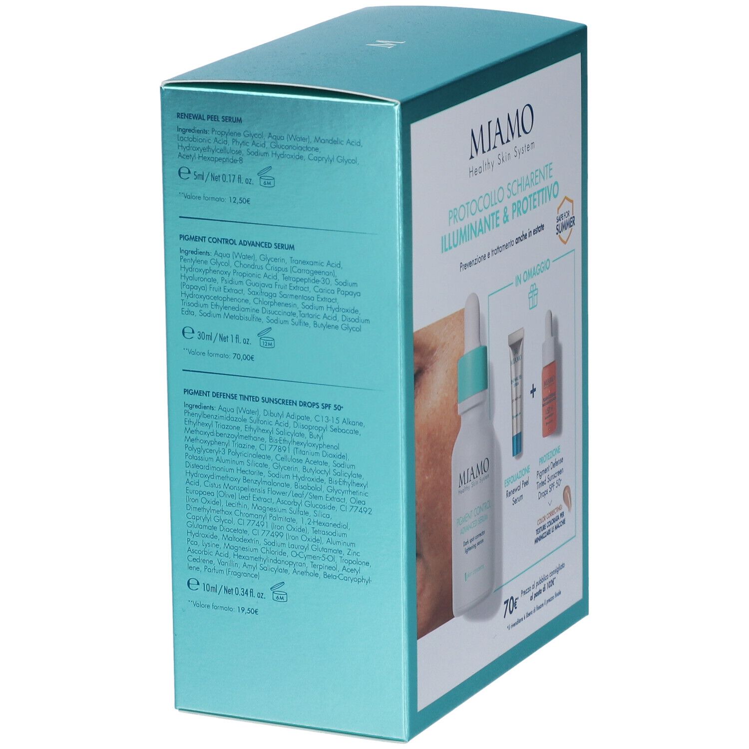 Miamo Set Protocollo Schiarente Illuminante & Protettivo