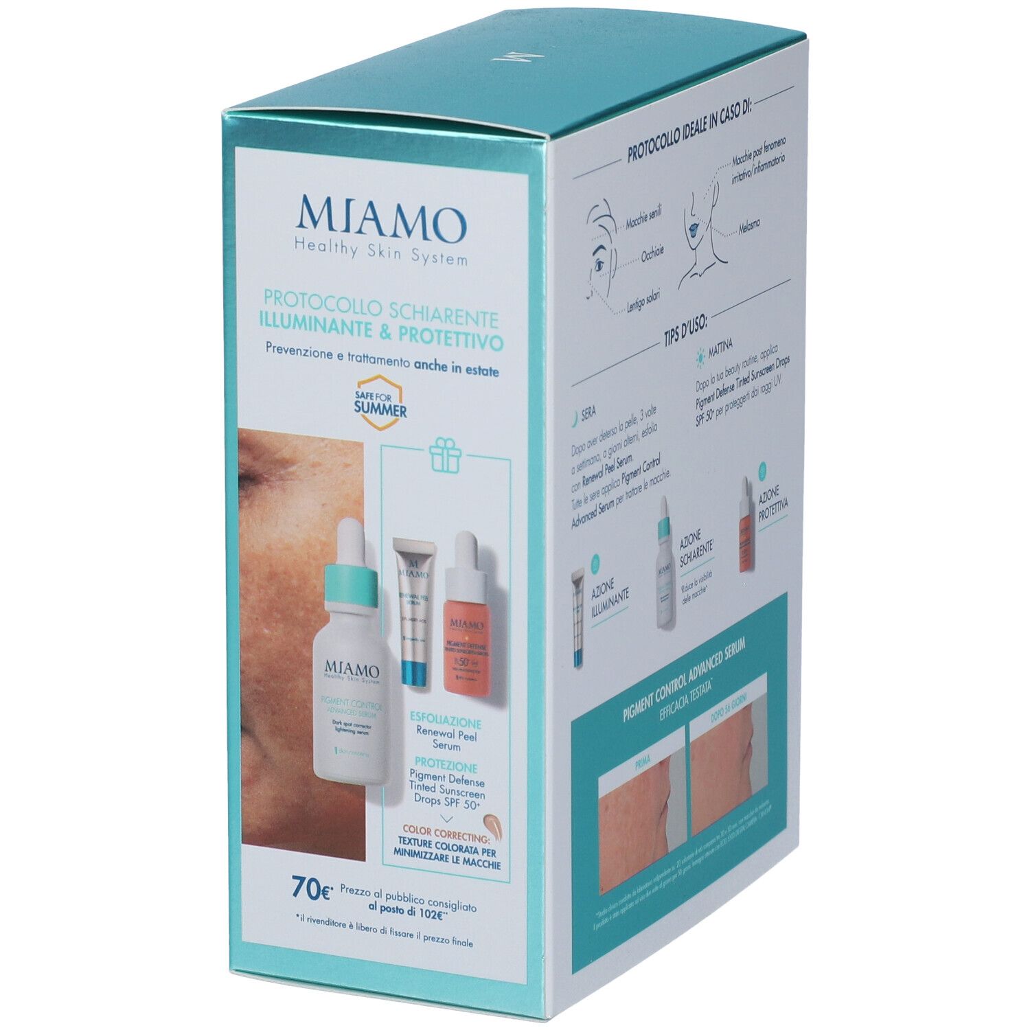 Miamo Set Protocollo Schiarente Illuminante & Protettivo