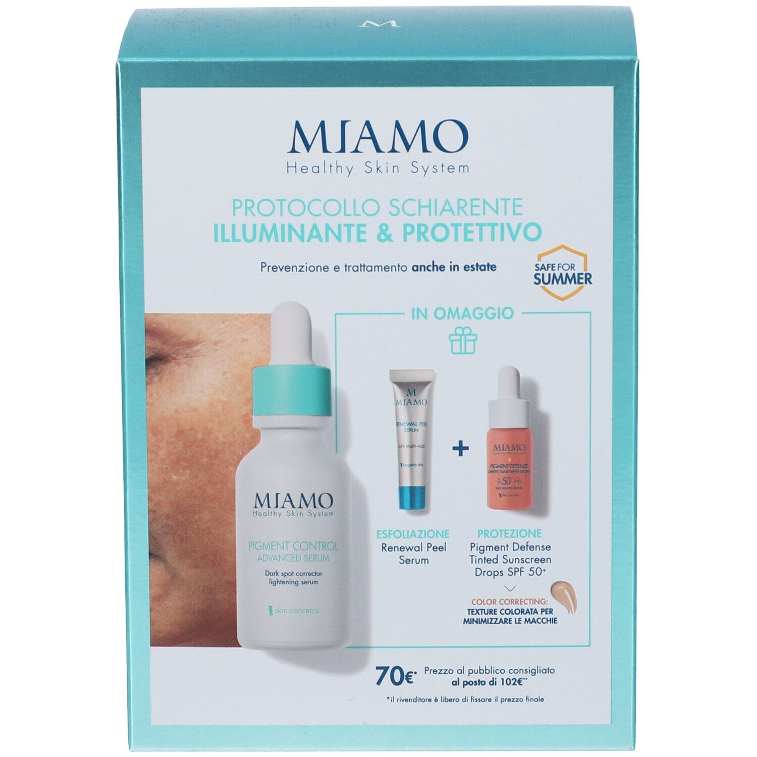 Miamo Set Protocollo Schiarente Illuminante & Protettivo