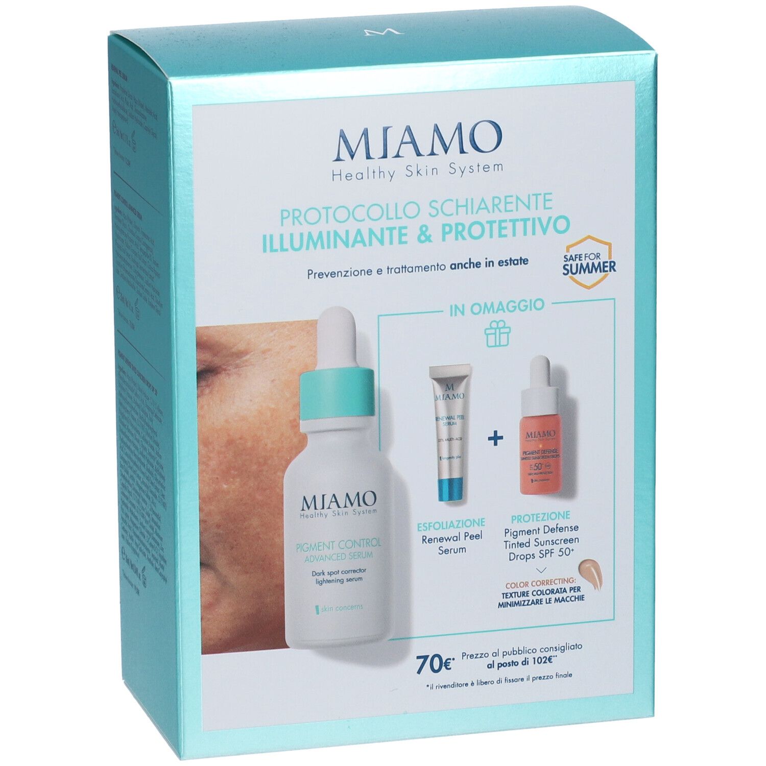 Miamo Set Protocollo Schiarente Illuminante & Protettivo