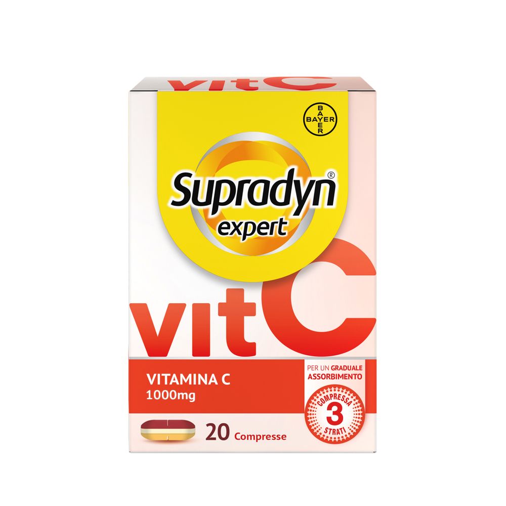 Supradyn Expert Vitamina C 1000mg Sistema Immunitario Assorbimento Graduale