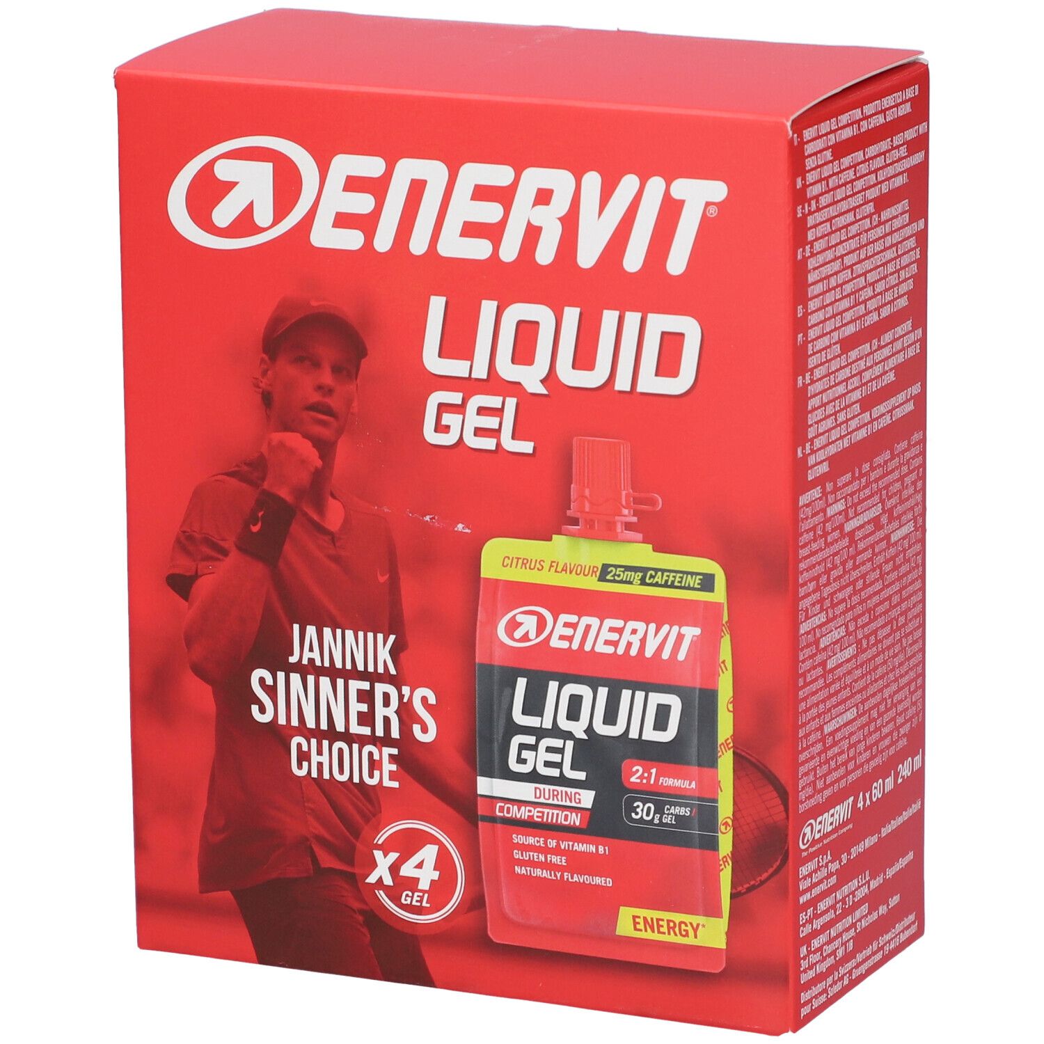 Enervit Liquid Gel Competition Agrumi con Caffeina