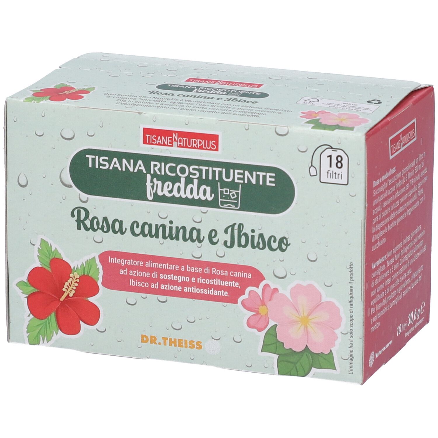 Naturplus Tisana Fredda Ricostituente Rosa Canina e Ibisco