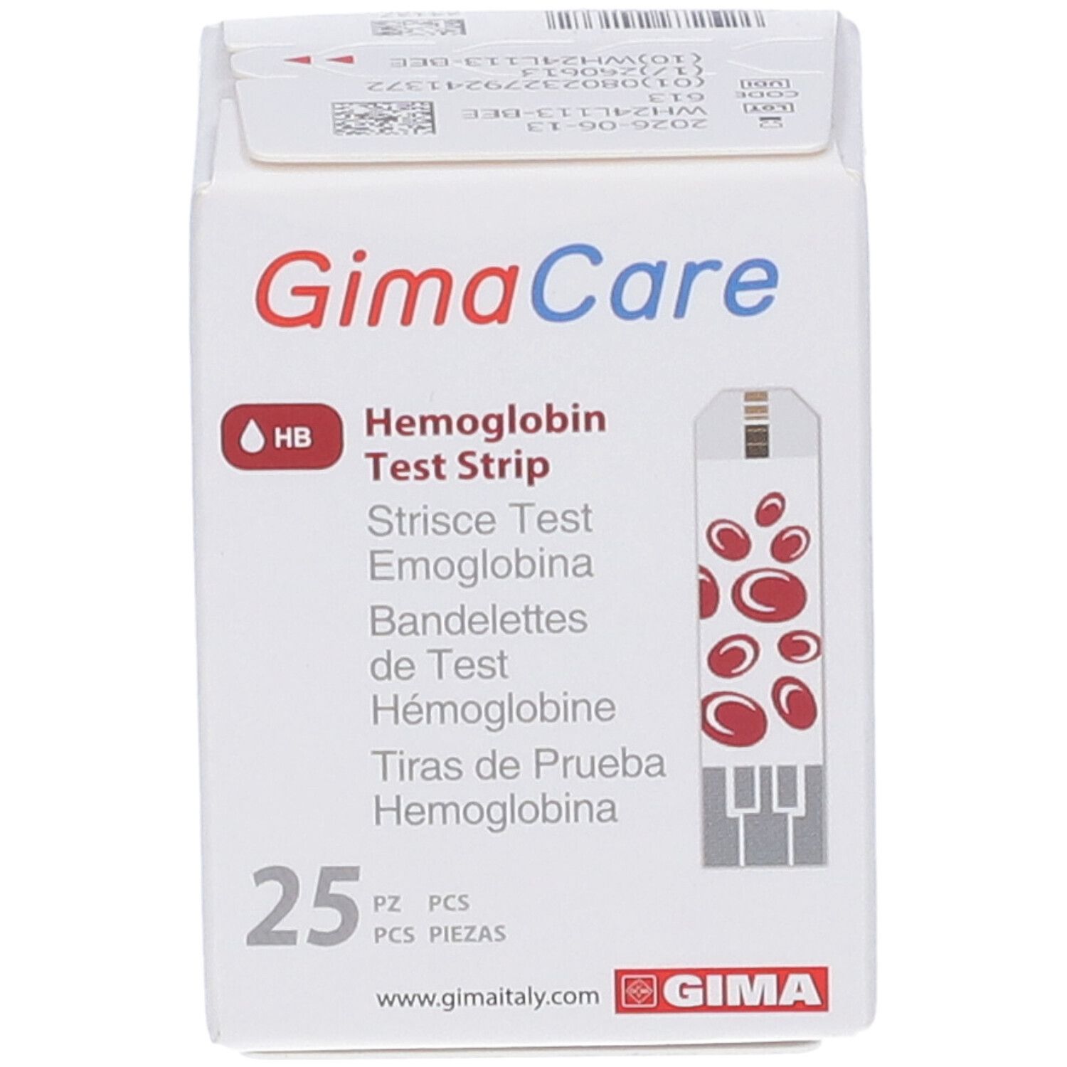 GimaCare Strisce Reattive Test Emoglobina