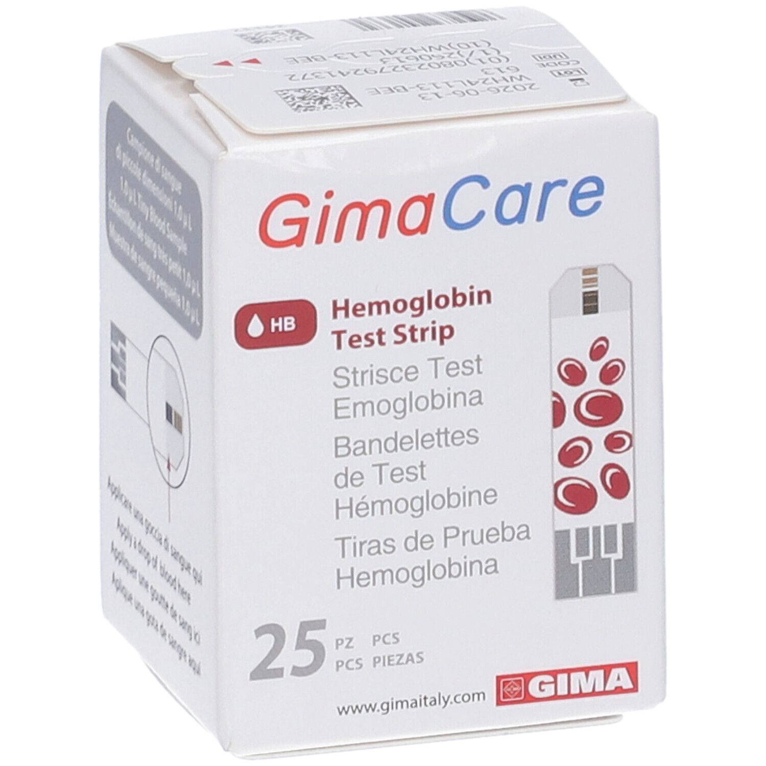 GimaCare Strisce Reattive Test Emoglobina