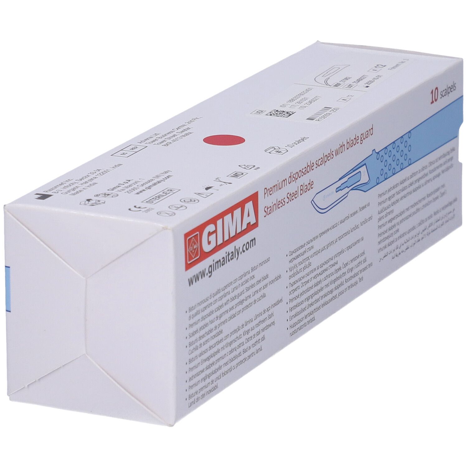 GIMA Bisturi Monouso Sterile Premium Lama In Acciaio Inox Manico In Abs Figura 12