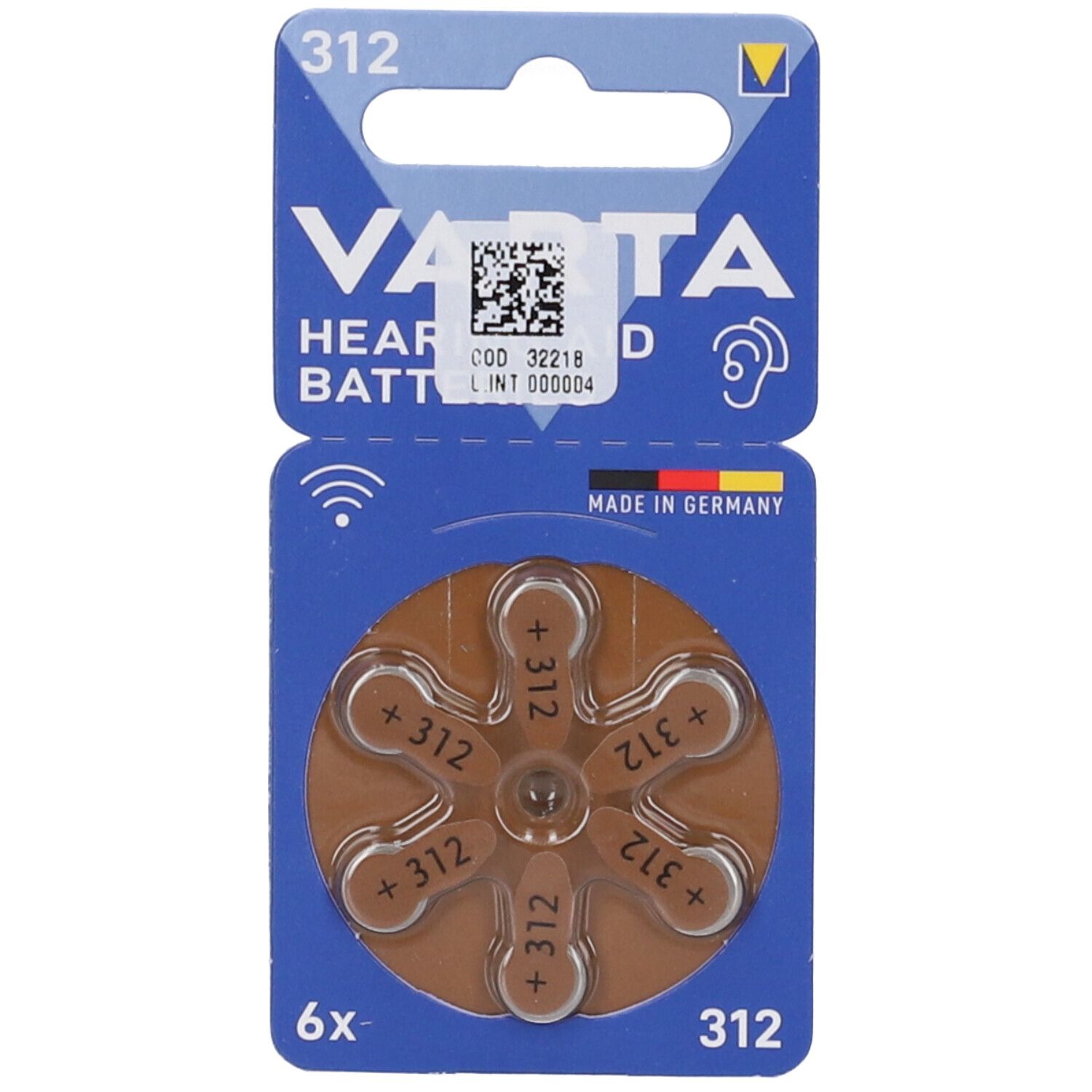 Varta Batterie Per Apparecchi Acustici 312