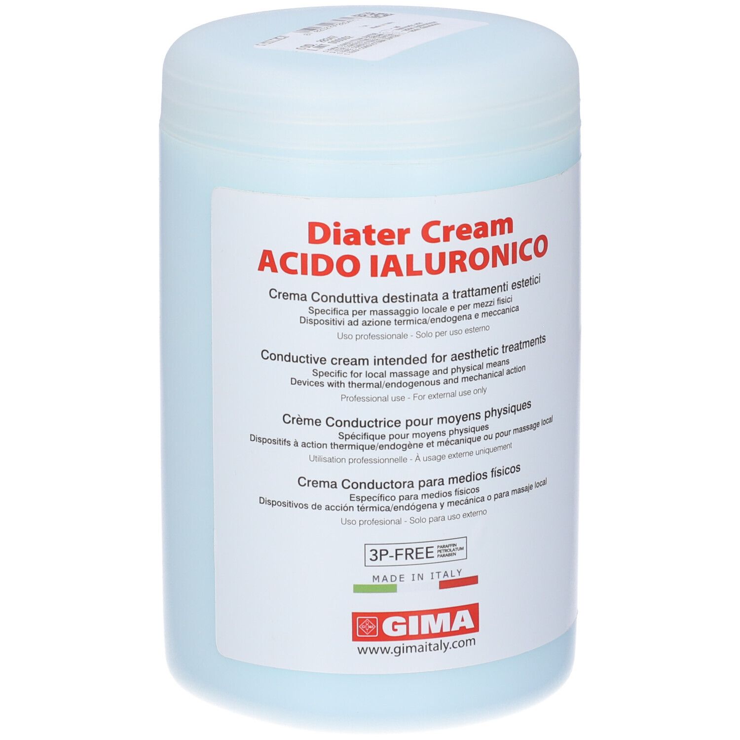 Gima Crema Conduttiva Diater Acido Ialuronico