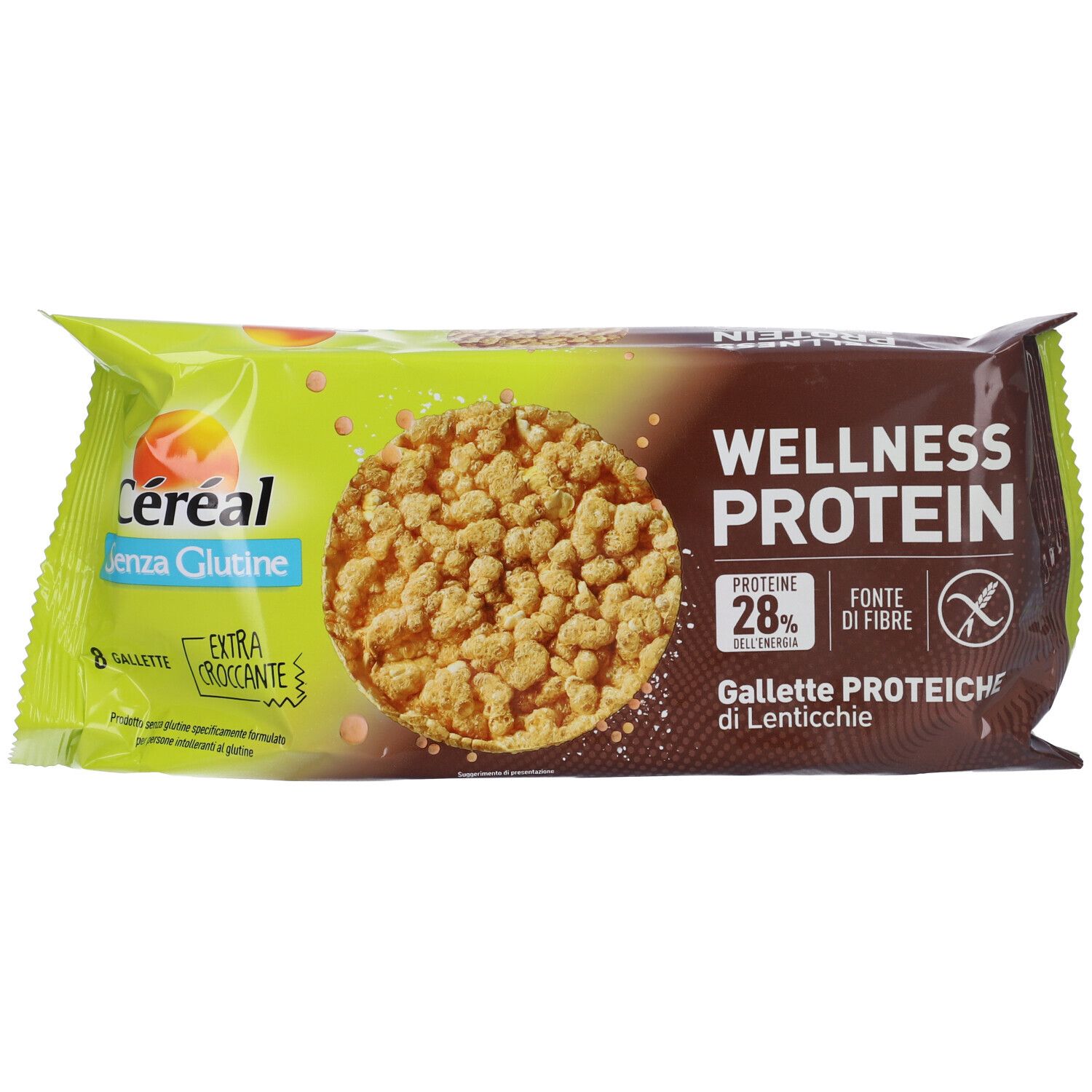 Cereal Wellness Protein Gallette Proteiche Lenticchie Gusto Naturale