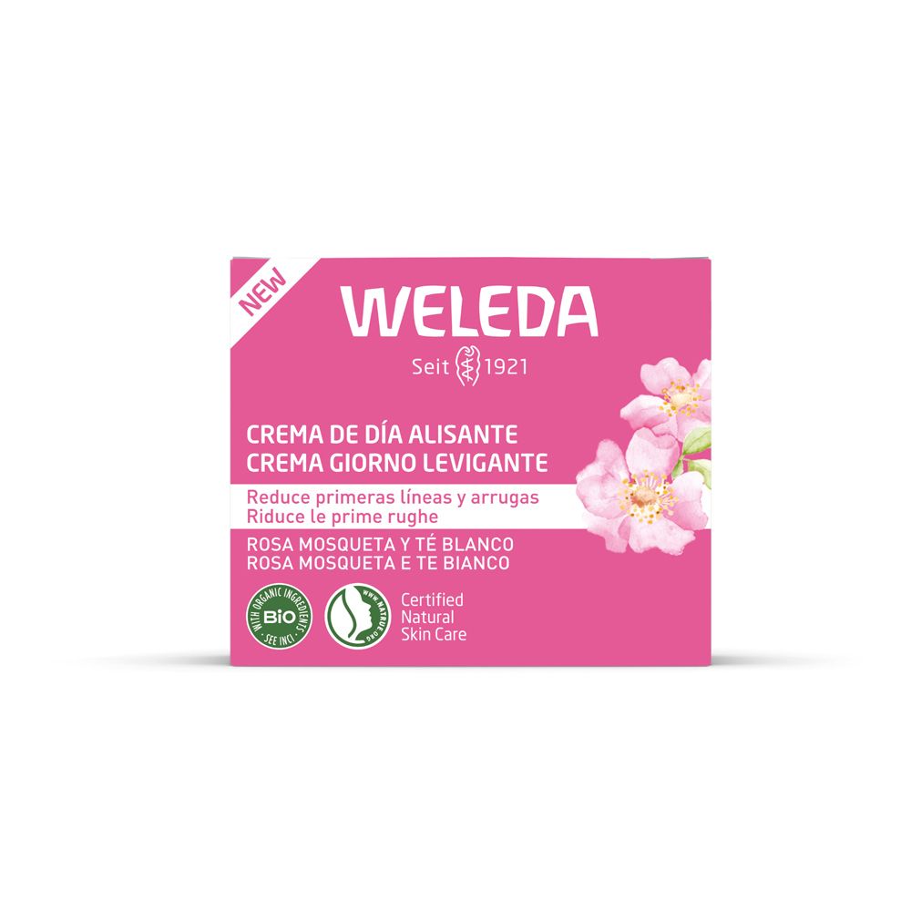 Weleda Crema Giorno Levigante Rosa Mosqueta & Te' Bianco - risparmia il 10% con il codice: 10WELEDA