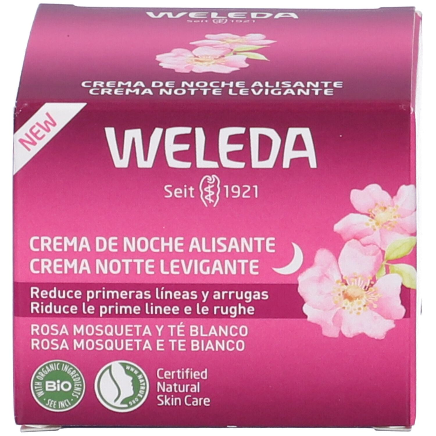 Weleda Crema Notte Levigante Rosa Mosqueta & Te' Bianco - risparmia il 10% con il codice: 10WELEDA