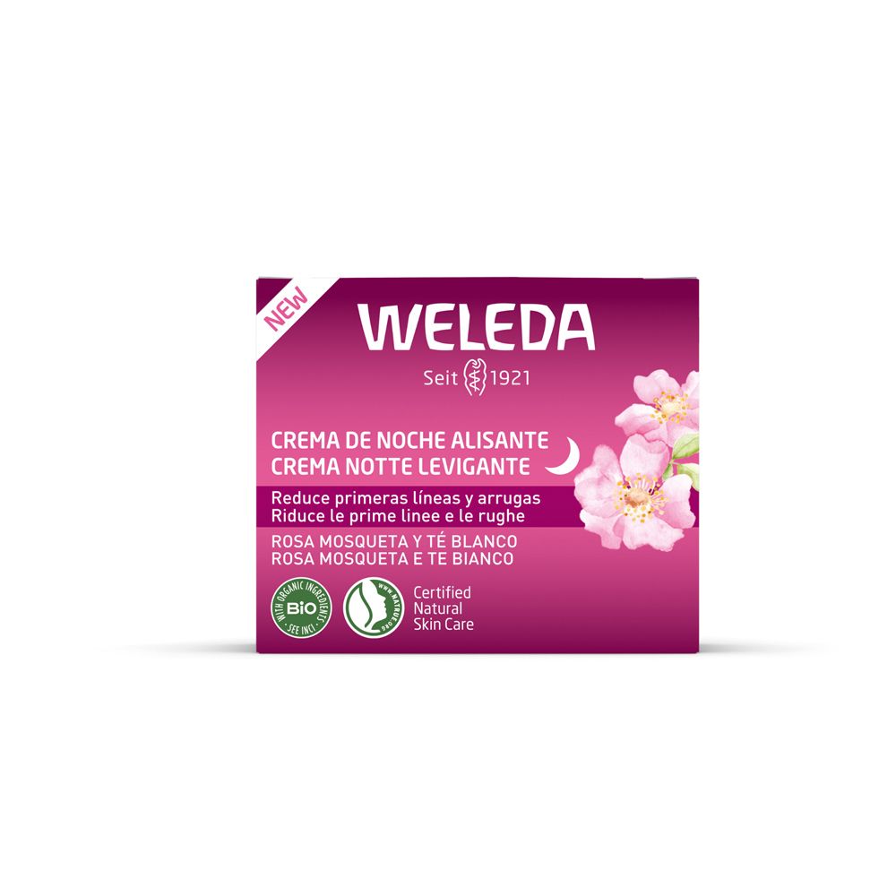 Weleda Crema Notte Levigante Rosa Mosqueta & Te' Bianco - risparmia il 10% con il codice: 10WELEDA