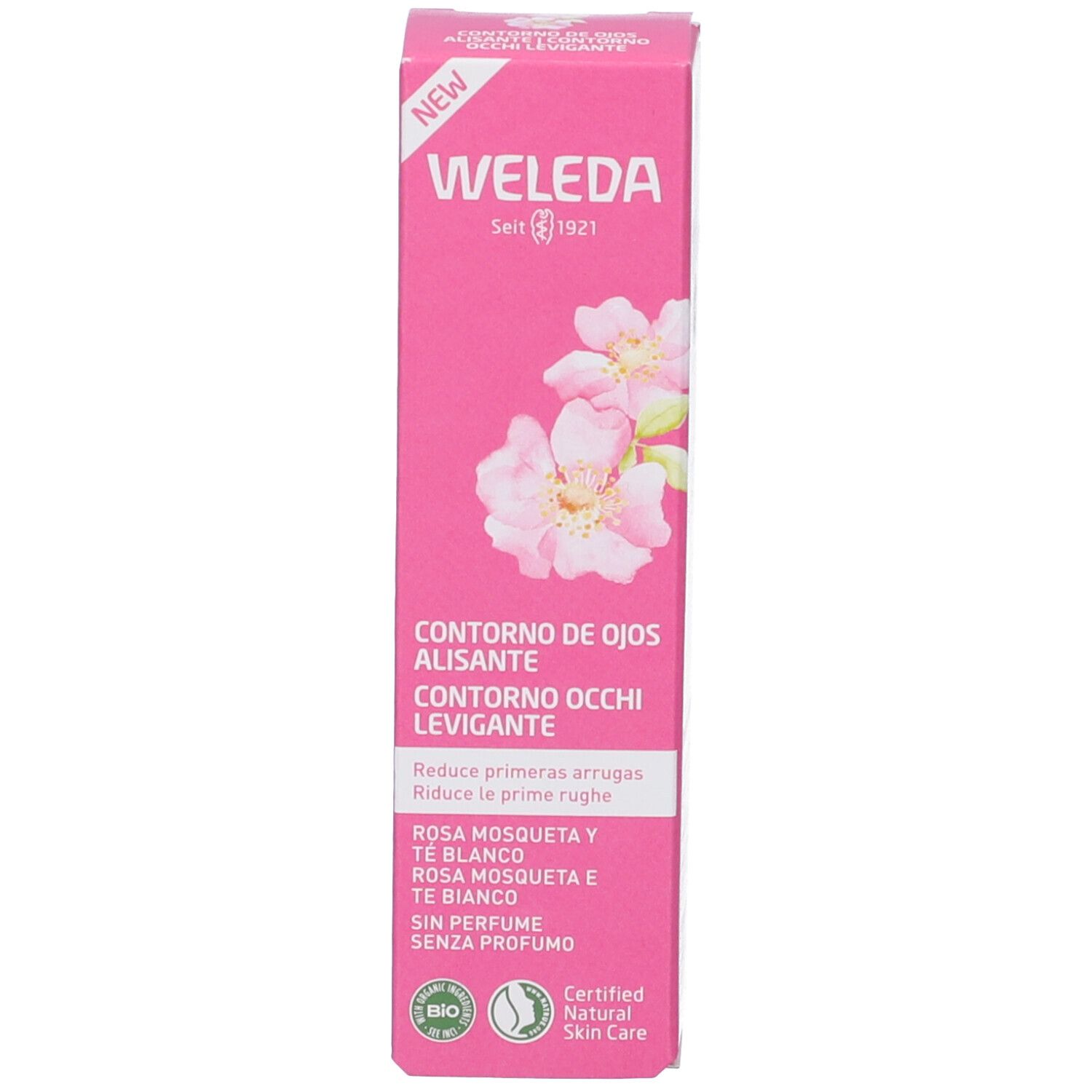 Weleda Crema Contorno Occhi Levigante Rosa Mosqueta & Te' Bianco