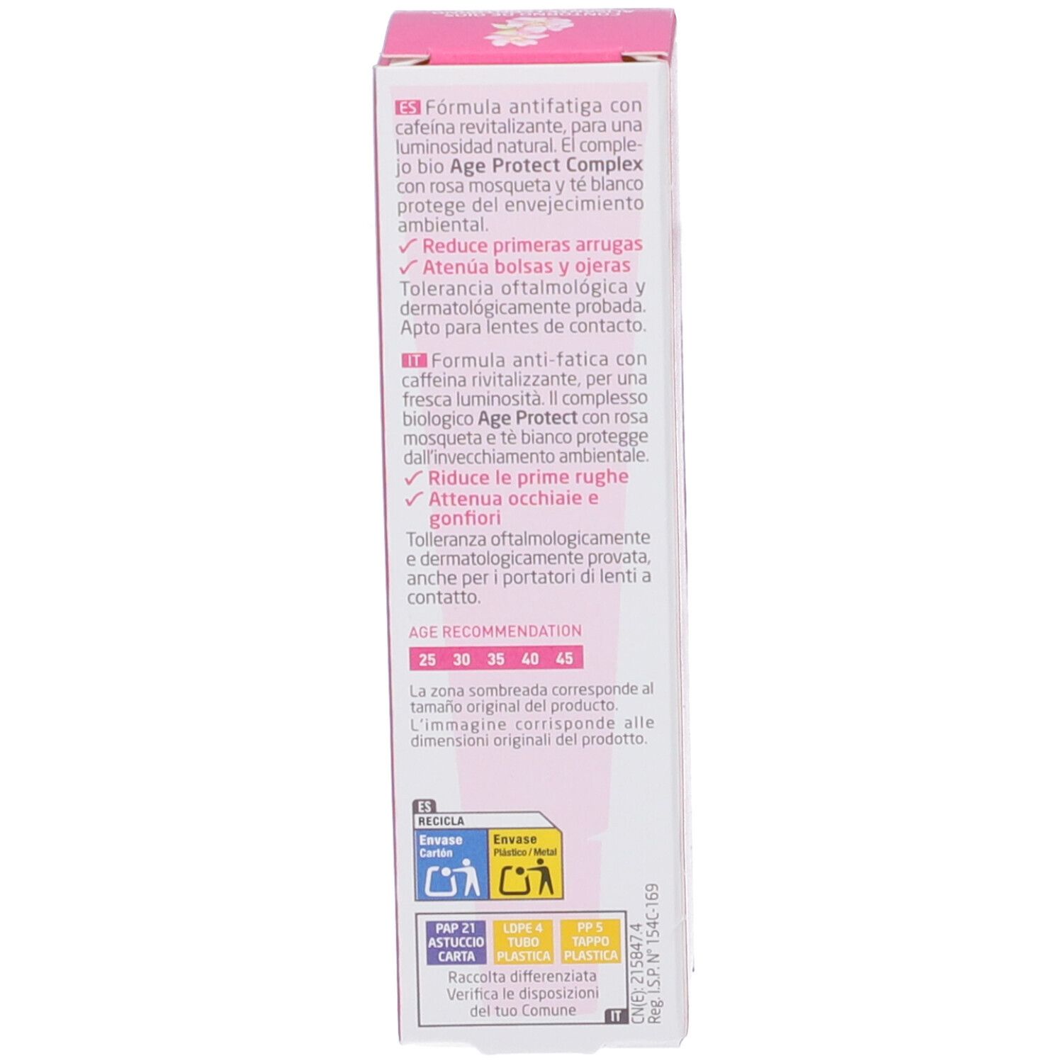 Weleda Crema Contorno Occhi Levigante Rosa Mosqueta & Te' Bianco