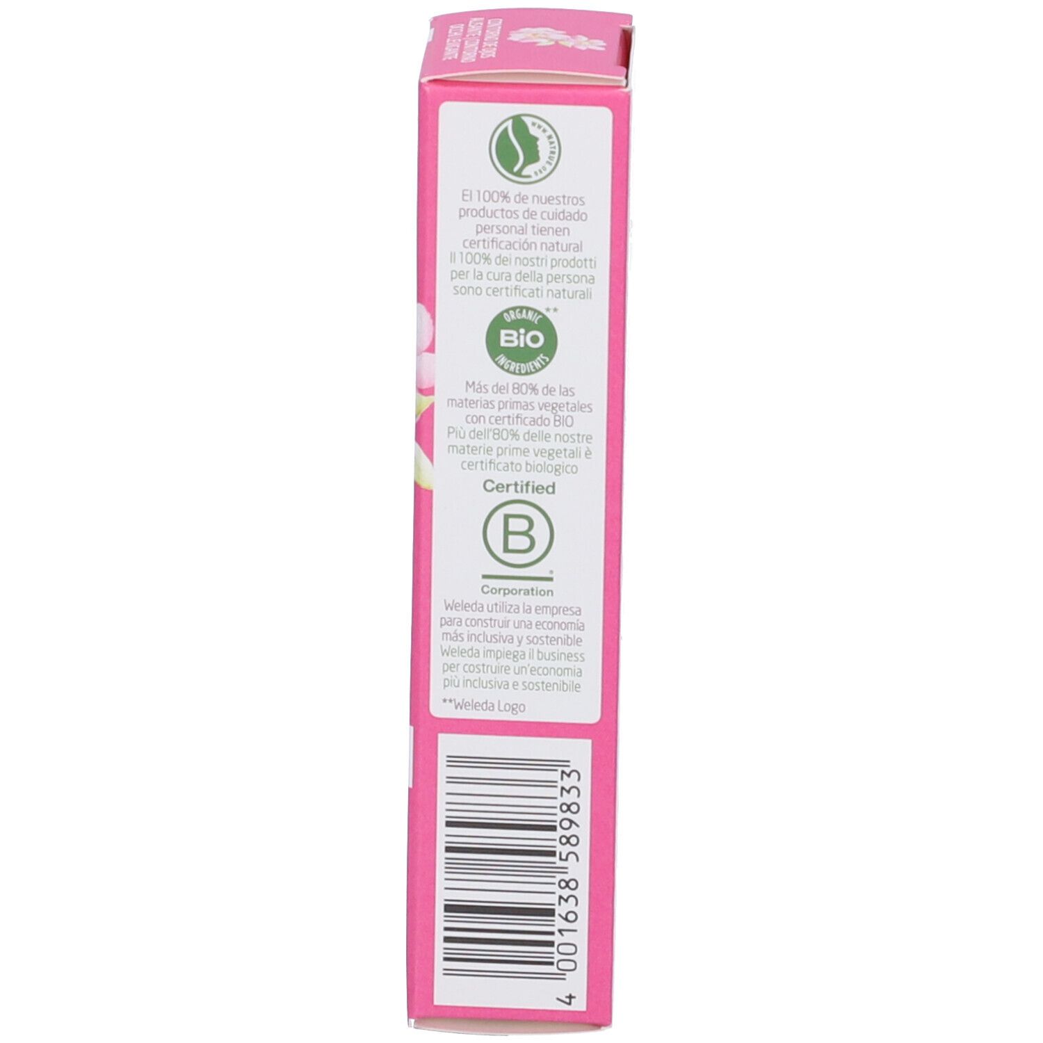 Weleda Crema Contorno Occhi Levigante Rosa Mosqueta & Te' Bianco