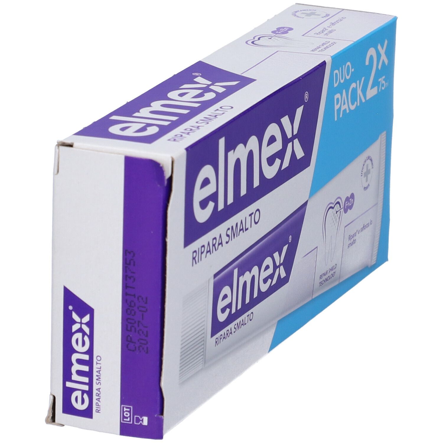 Elmex Dentifricio Ripara Smalto Duo Pack