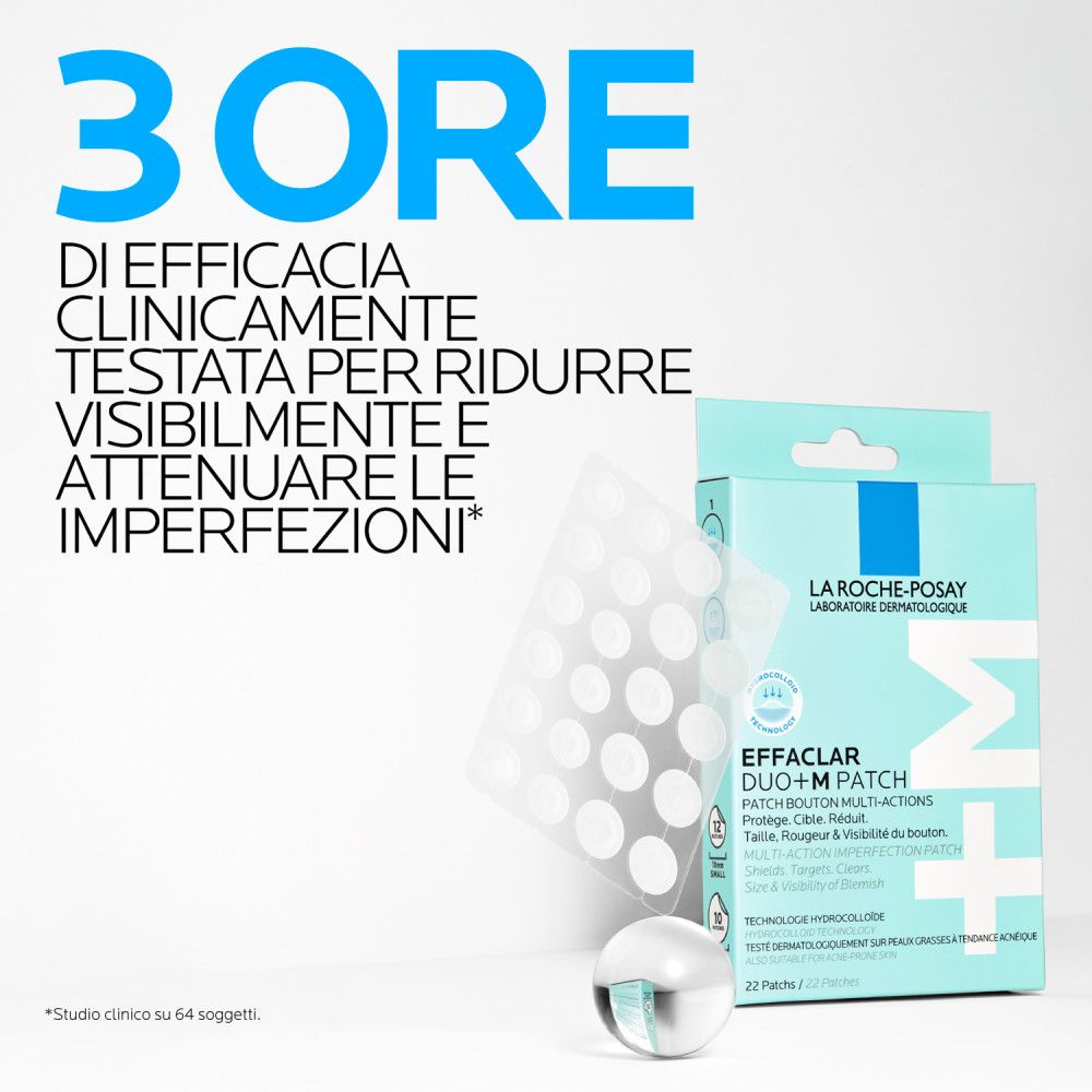 Confezione e 22 patch, testati clinicamente per ridurre le imperfezioni.