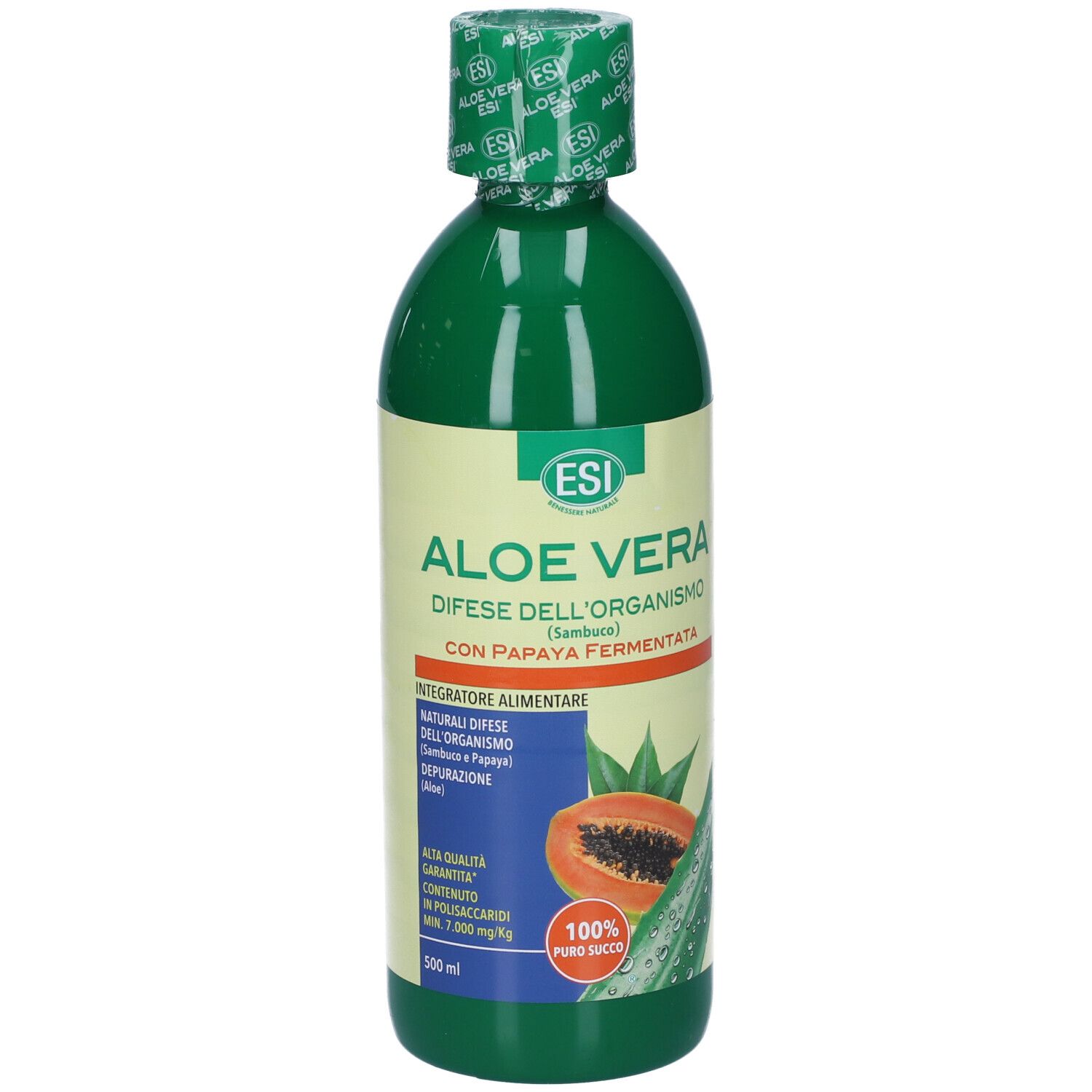 ESI Aloe Vera Difesa Dell´Organismo Soluzione Orale Gusto Papaya
