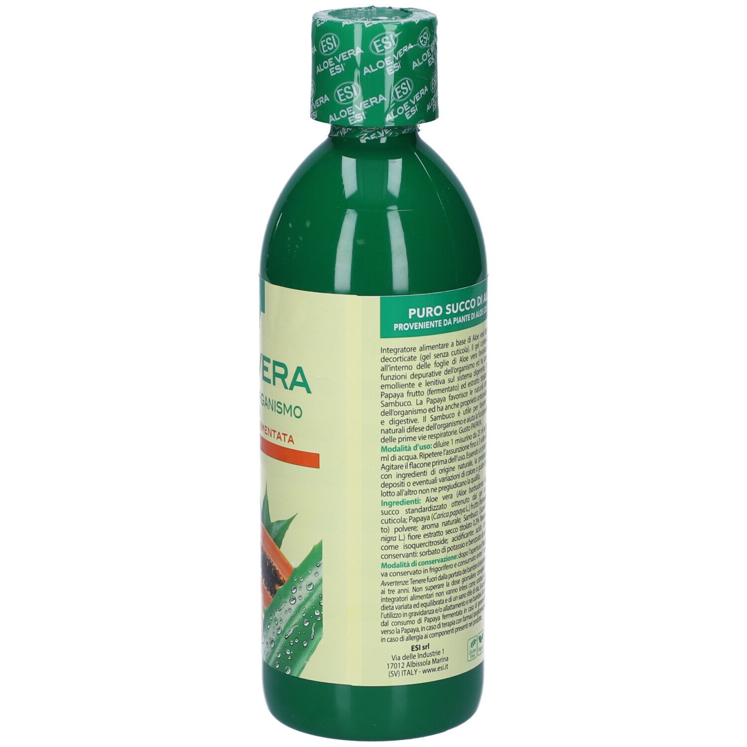 ESI Aloe Vera Difesa Dell´Organismo Soluzione Orale Gusto Papaya